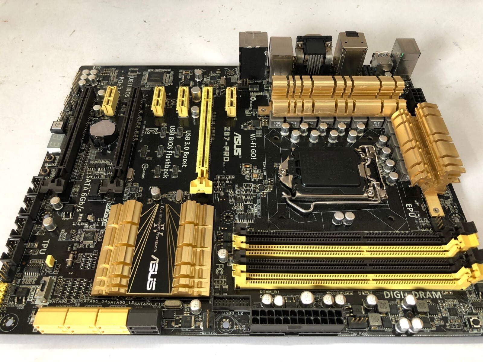 ASUS Z87-PRO Motherboard LGA1150 Chipset Intel Z87 DDR3 With I/O Baffle
