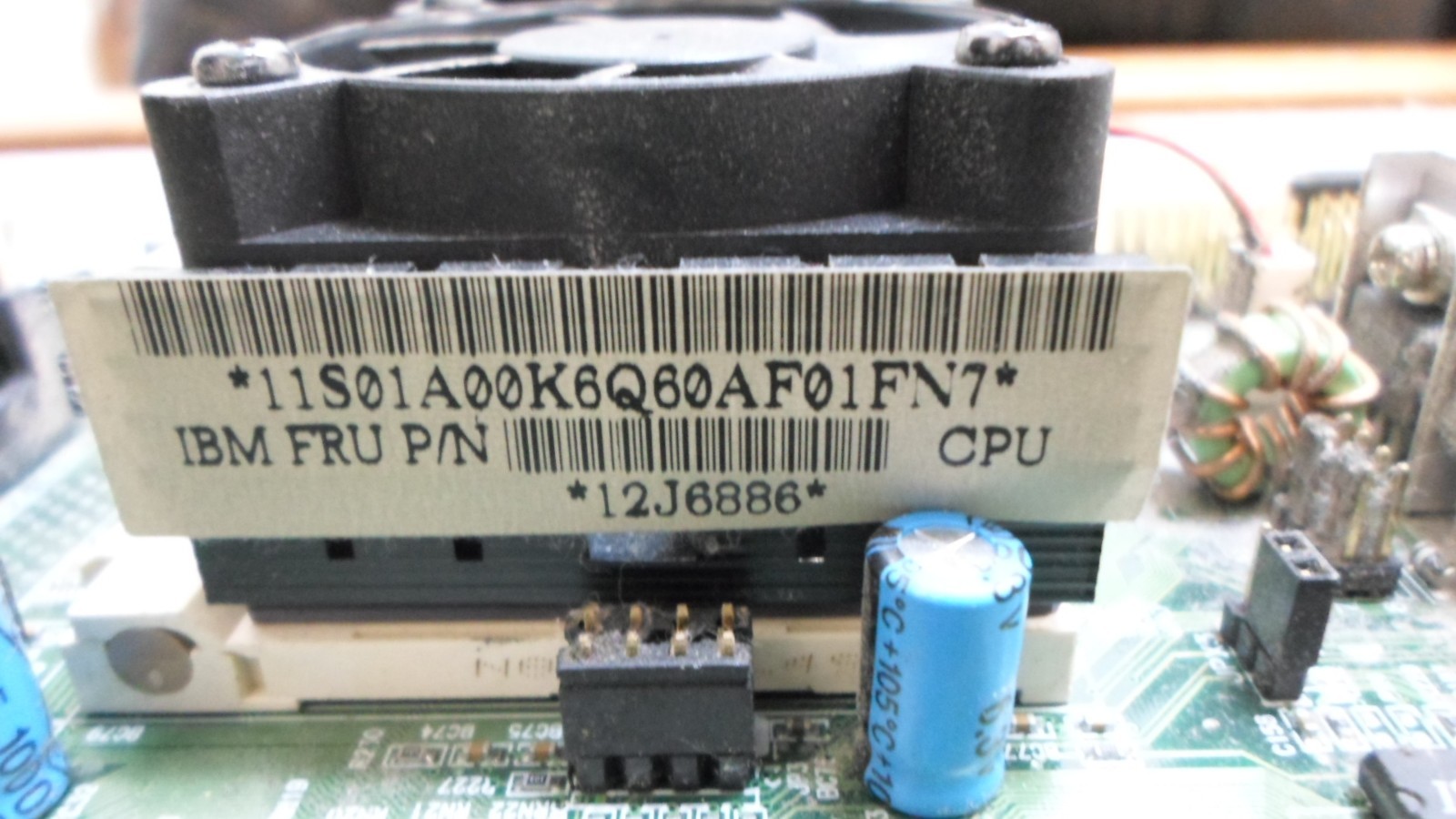 IBM 10L6653 MOTHERBOARD with CPU, HTSK/FAN, & RAM