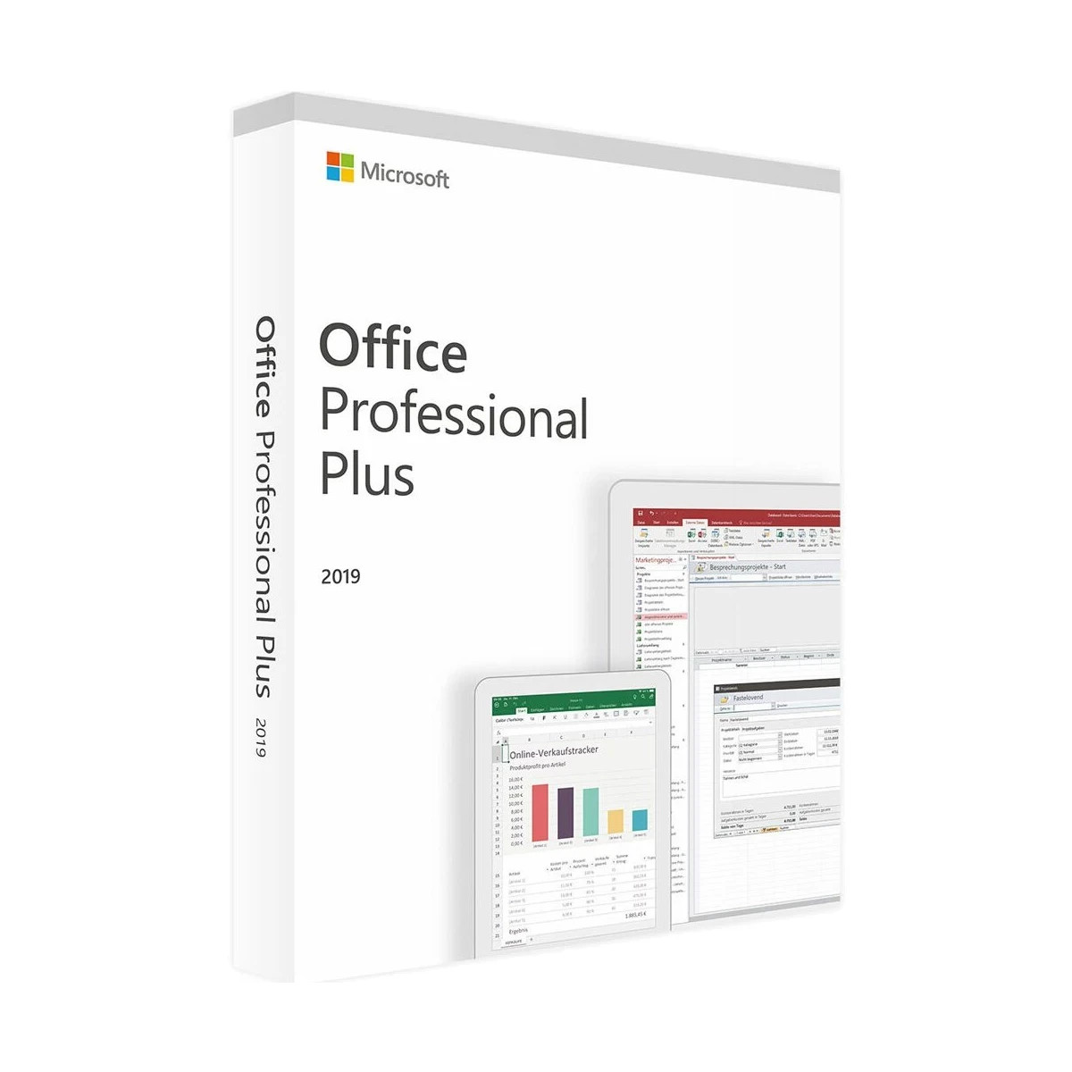 Microsoft Office Home & Business 2021 2019 Pro Plus 2016 Windows 10 Pro 64-Bit🥇