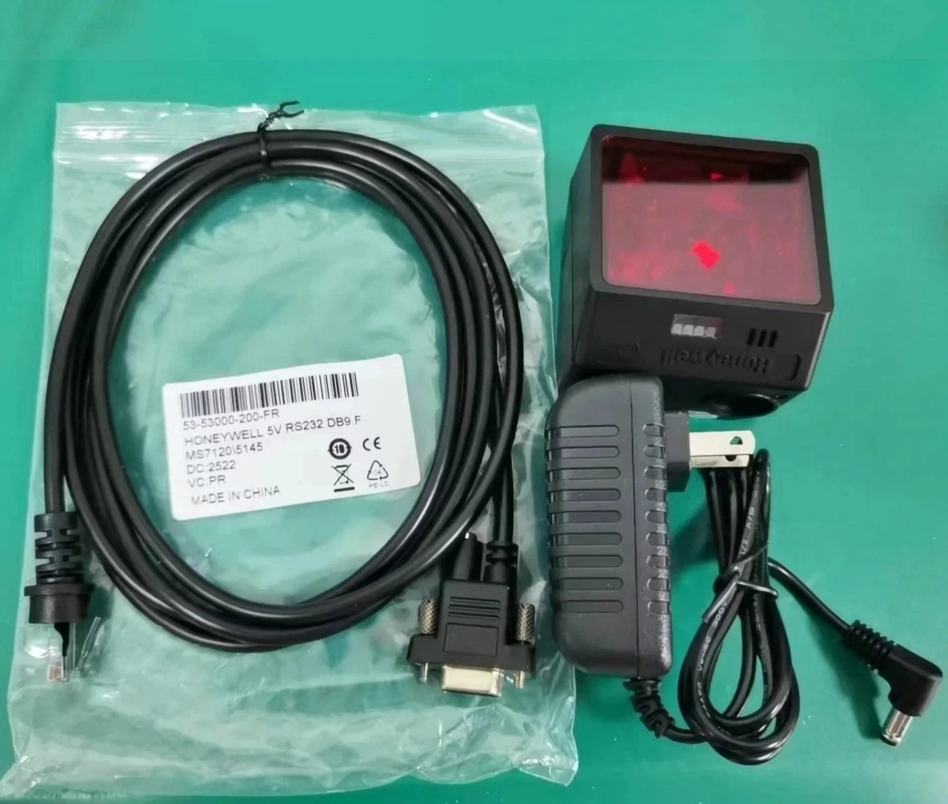 Honeywell Metrologic IS3480 MK3480 with RS232 Cable 1D Laser Barcode Scanner
