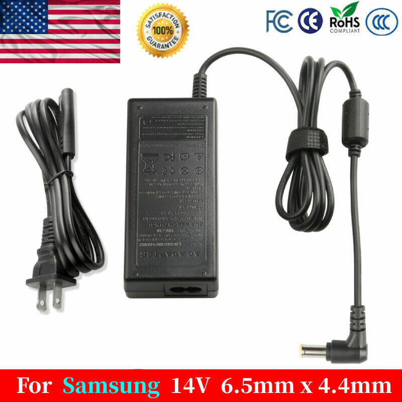 Charger Adapter For Samsung CF390 CF391 CF396 CF398 CF591 Monitor Power Supply