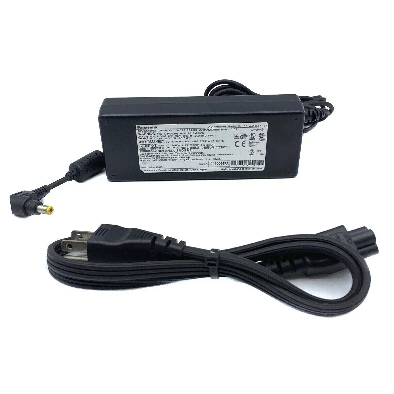 OEM 78W Adapter Charger For Panasonic Toughbook CF-19 CF-29 CF-30 CF-31 CF-51