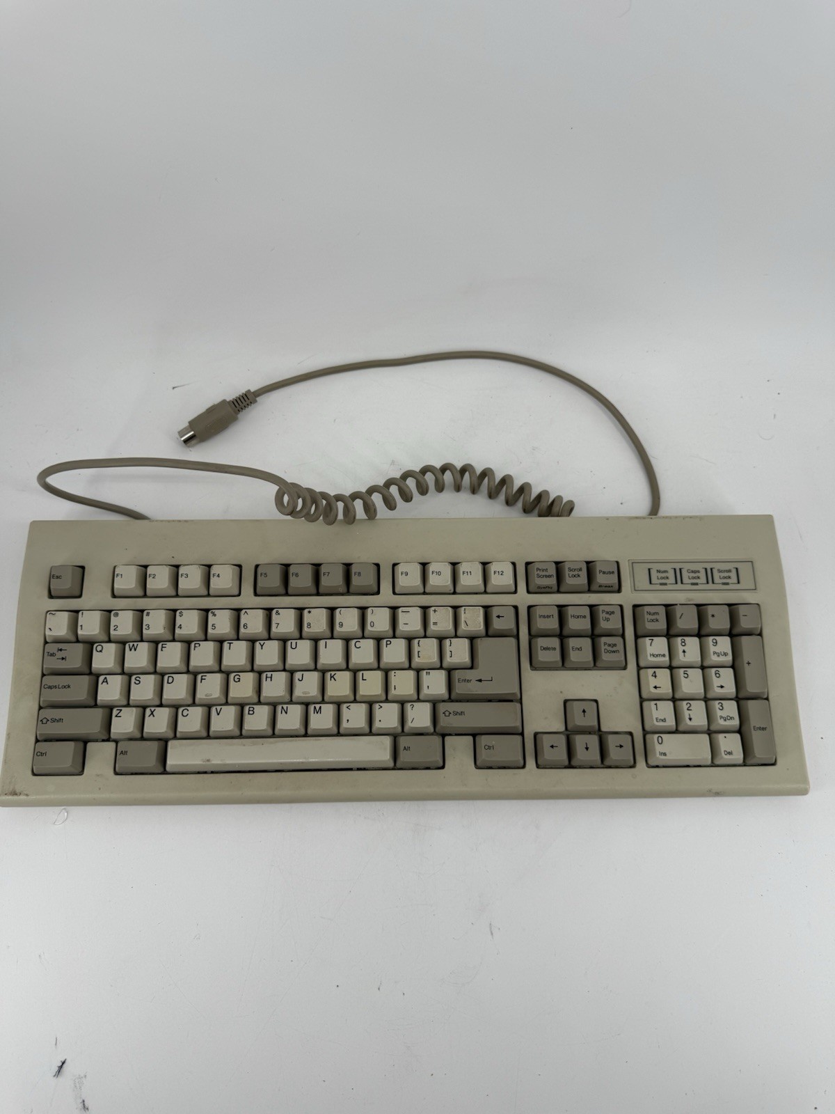 Vintage Chicony Keyboard KB-5311 Mechanical Clicky 5 Pin