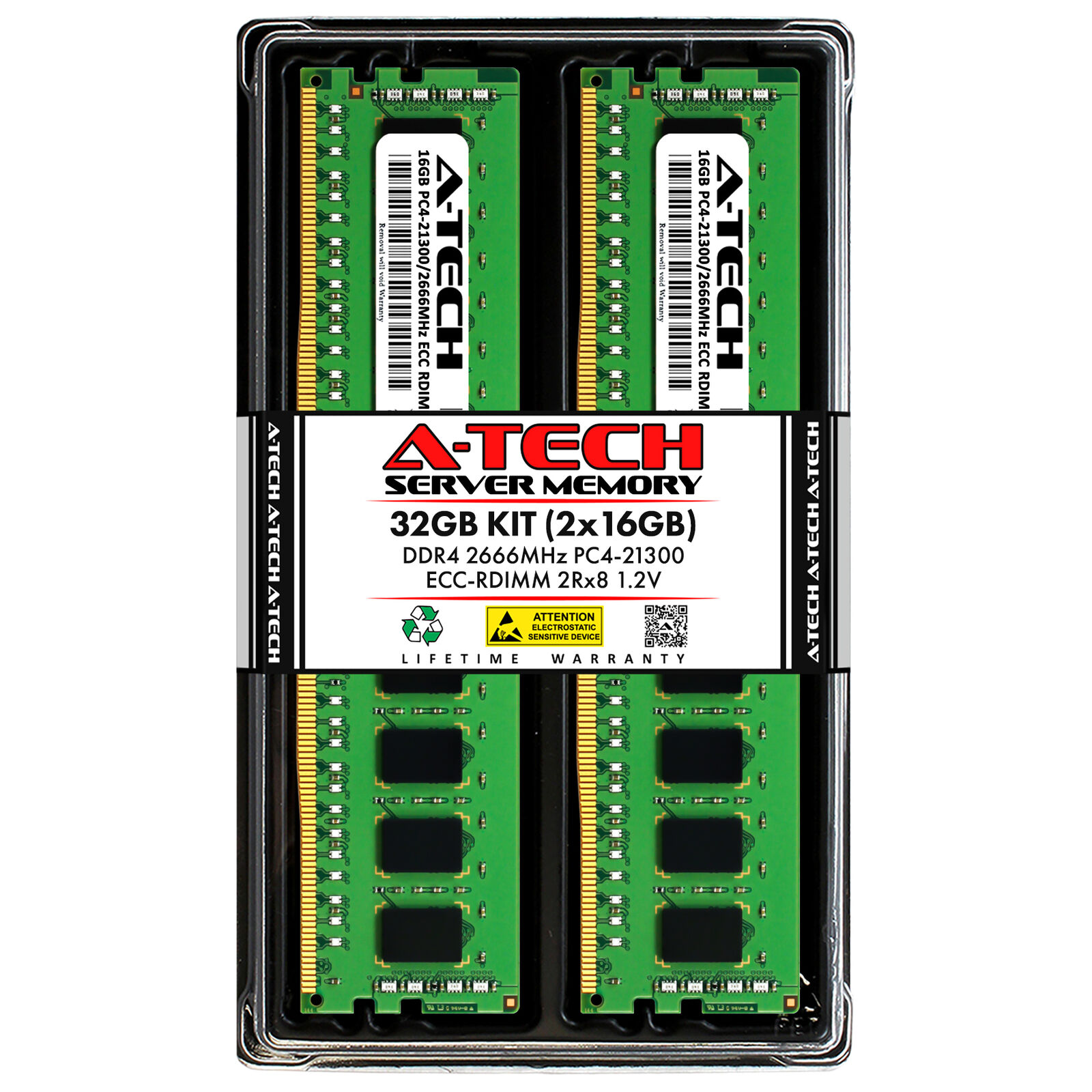 32GB 2x 16GB PC4-2666 RDIMM ASUS Z10PE-D8 WS Memory RAM