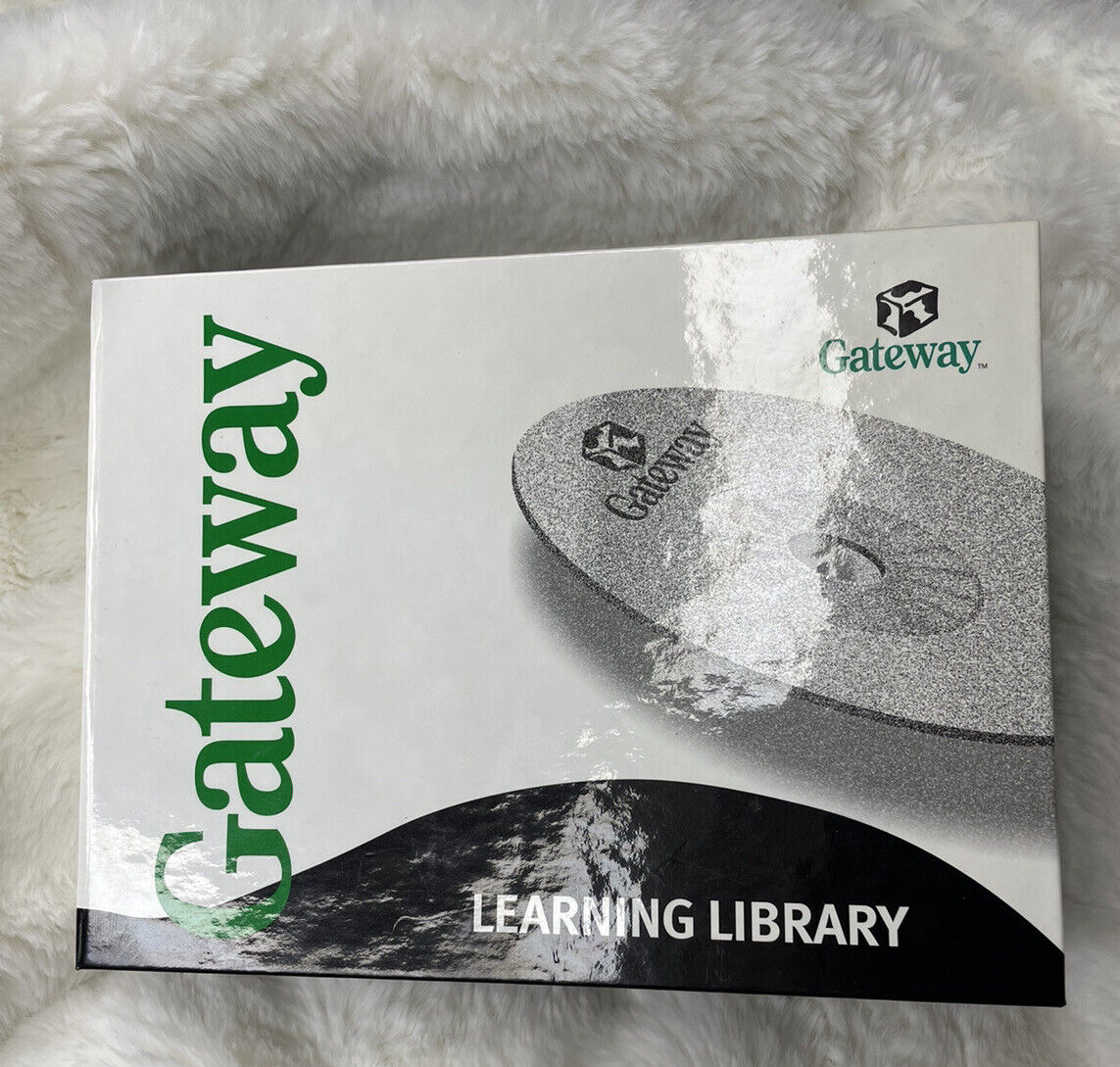 1999 Gateway Learning Library Manual And 11 CD’s And Tech Support New Vintage