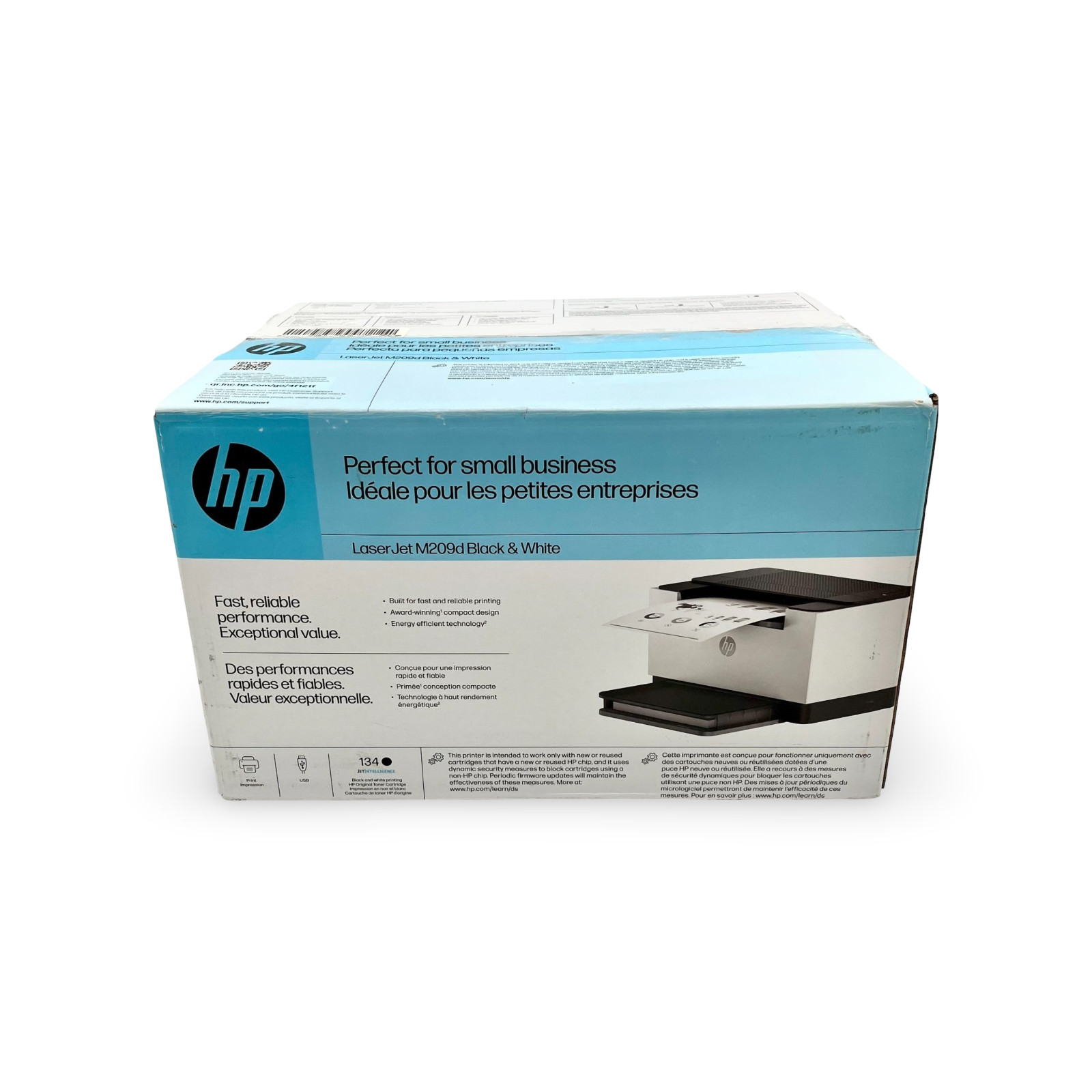 New HP LaserJet M209d Compact Monochrome Laser Printer 8J9L0F