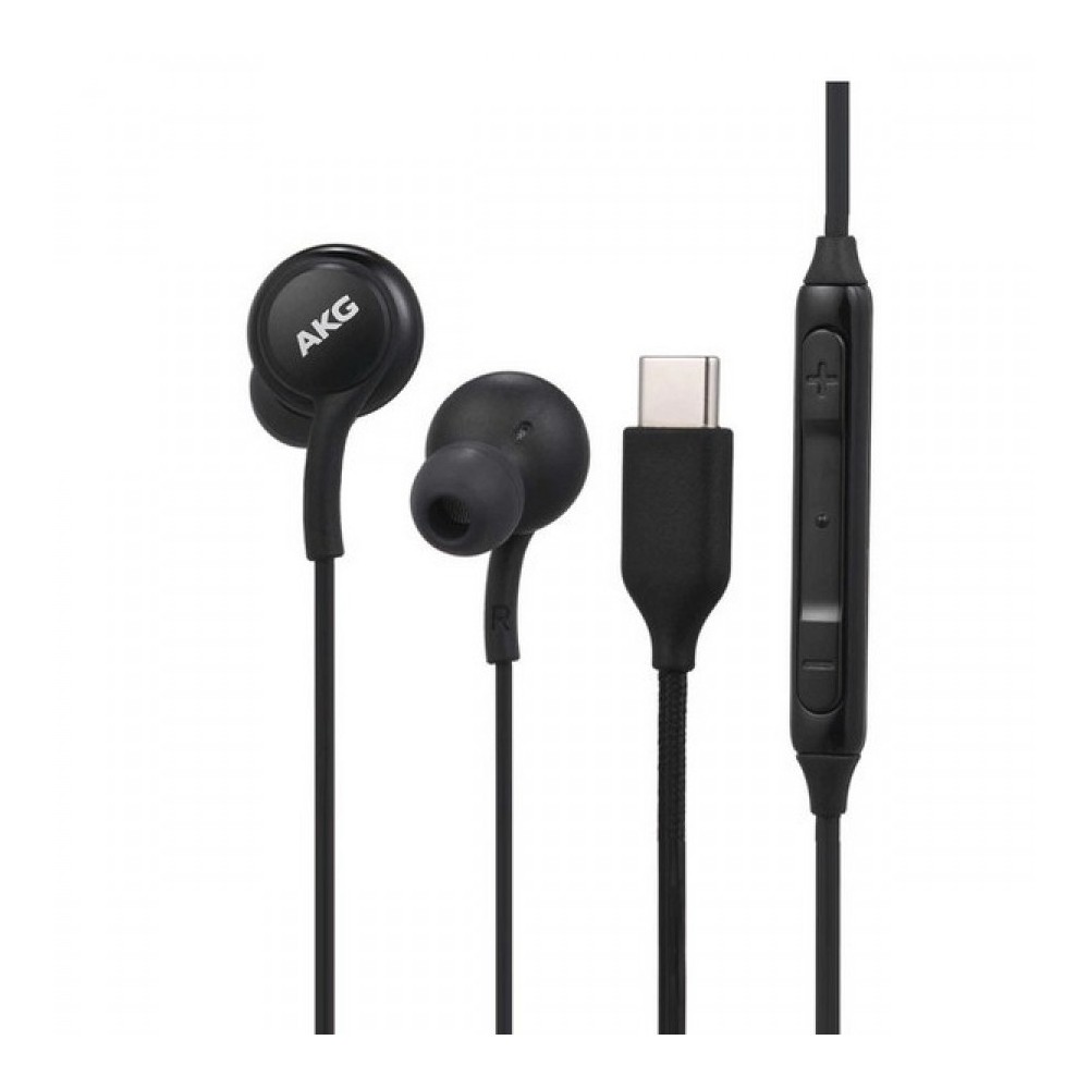 4xem 4XSAMEARAKGCB SAMSUNG AKG EARPHONES WITH MIC VOLUME CONTROLLER USBC BLACK
