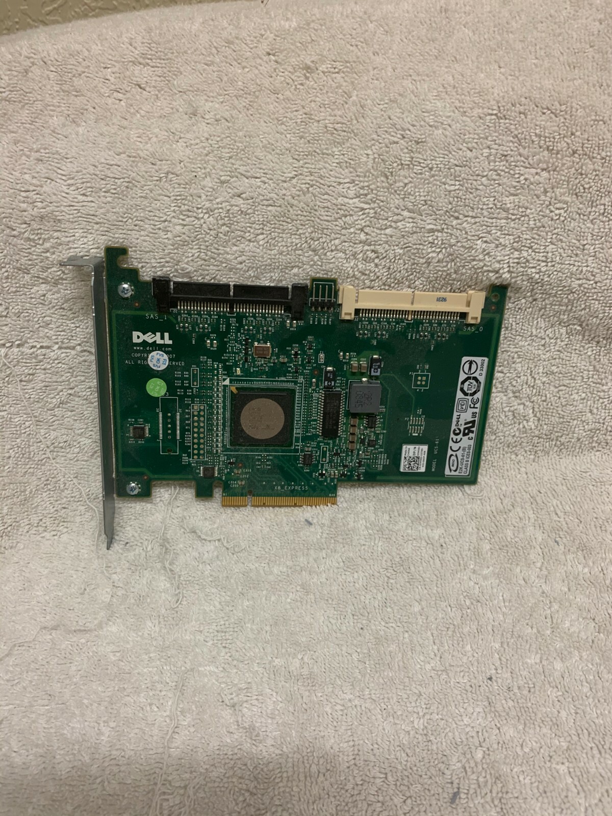 Dell CN-0JW063 JW065 REV A00 PERC 6iR Raid SATA Card