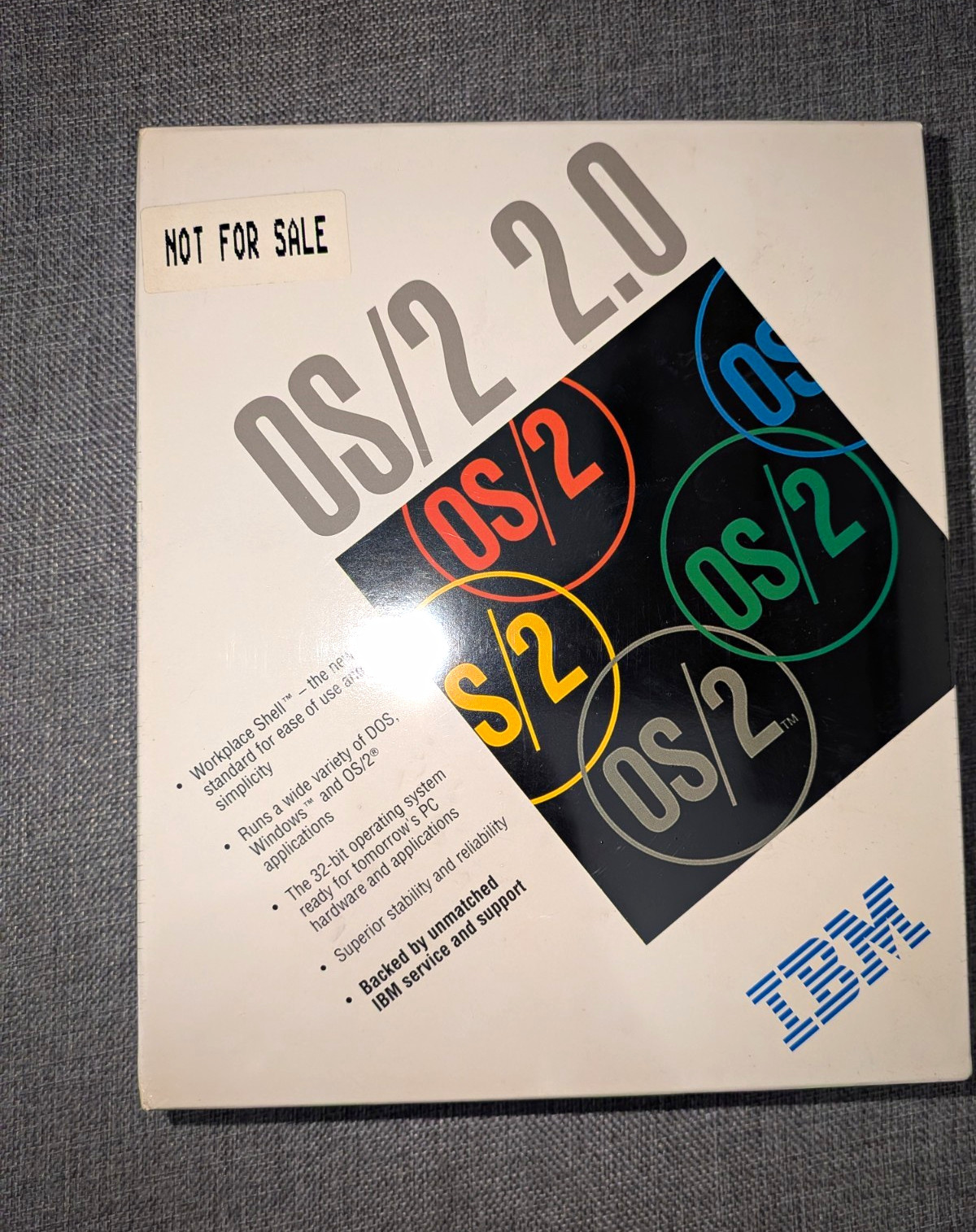 IBM OS/2 2.0 Operating System 3.5" Floppy Disks English