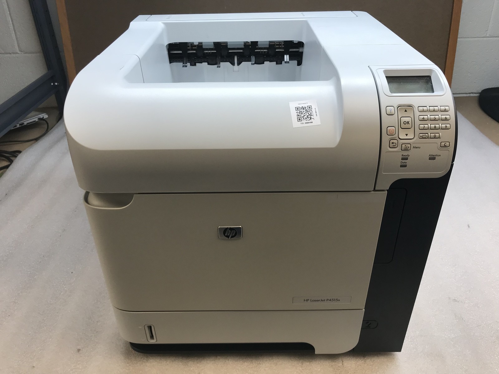 HP LaserJet P4515X Monochrome Workgroup Laser Printer 210K Pg Ct Toner Included