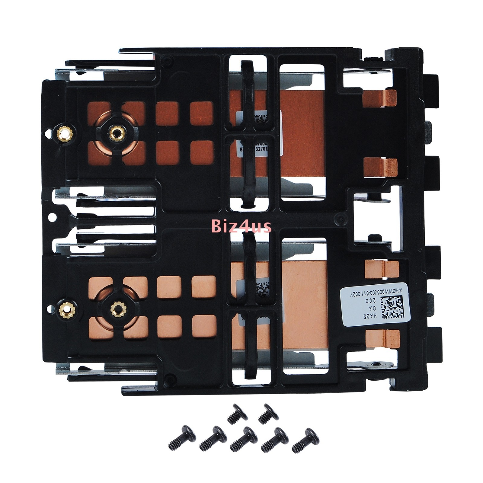 For HP ZBook Fury 15 G7 G8 M.2 NVME SSD3 SSD4 Bracket Caddy Frame + 2x Heatsinks