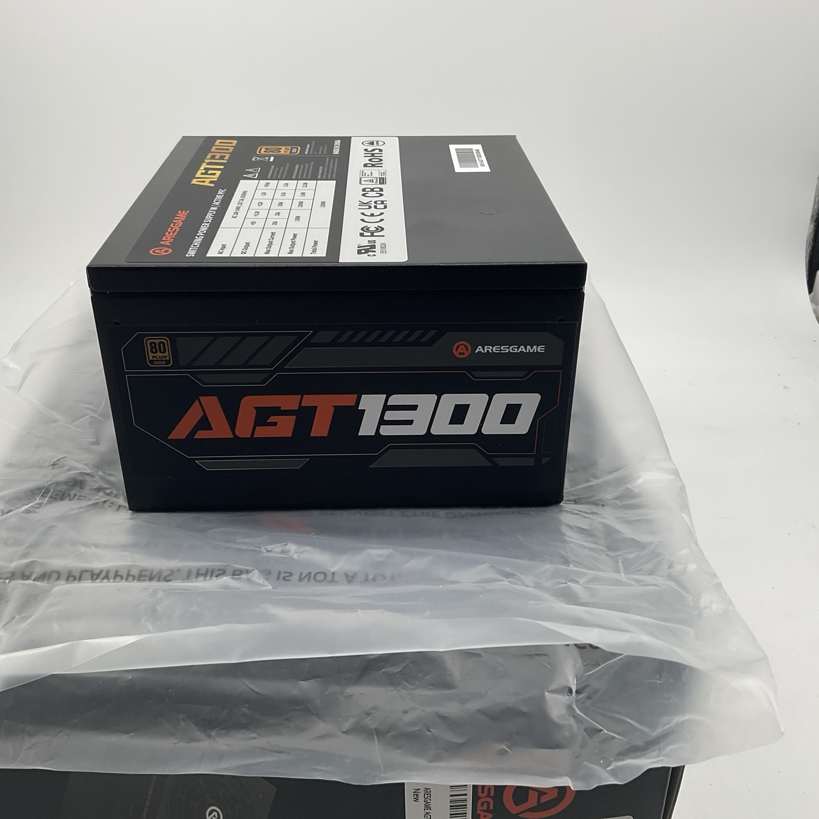 ARESGame 1300W ATX 3.0 PCIe 5.0 Power Supply 80+ Gold Fully Modular (A789)