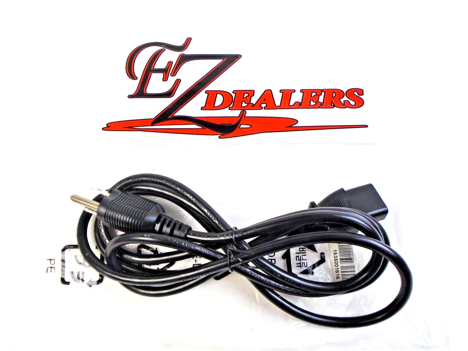 Computer Monitor AC Power Cord Cable NEW 3 Prong Plug - 6FT  "FREE US SHIPPER"