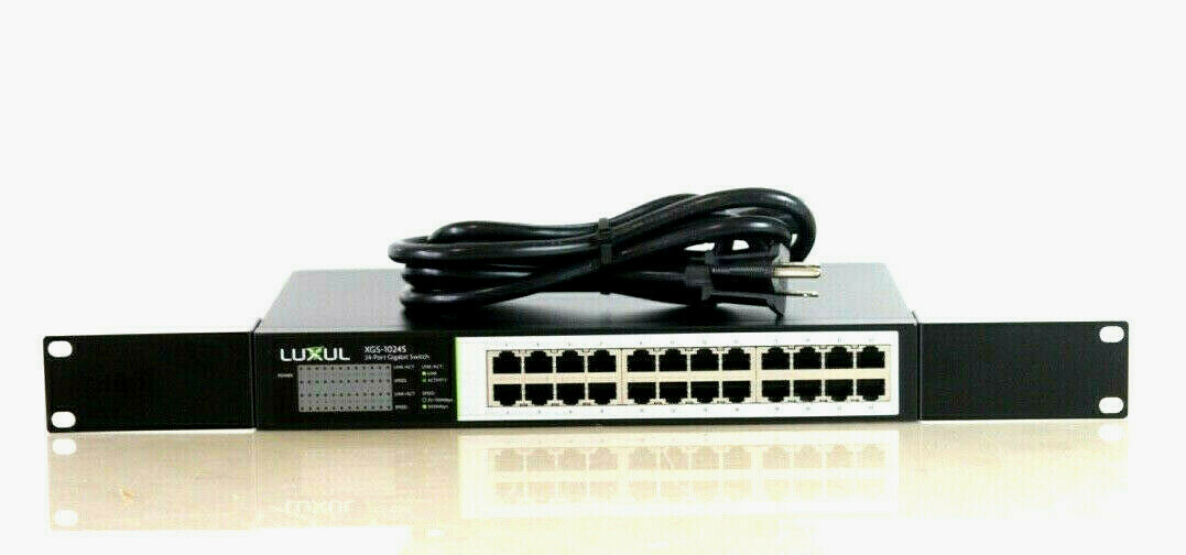 Luxul XGS-1024S 24-port Gigabit Flex Mount Network Switch