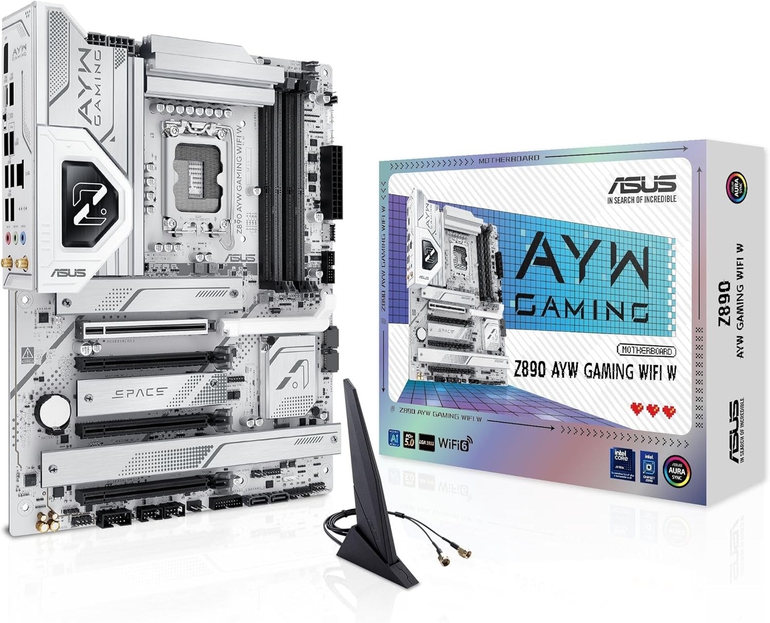 ASUS Z890 AYW GAMING WIFI W Intel LGA 1851 ATX Motherboard