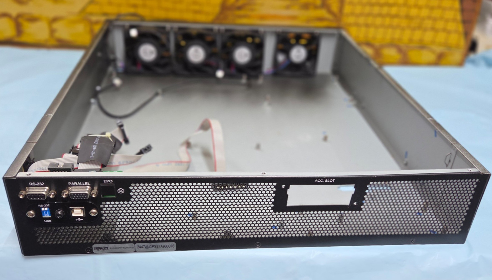 Tripp Lite SU6000RT4UHVPM 4U UPS Power Module Empty Chassis Parts Only