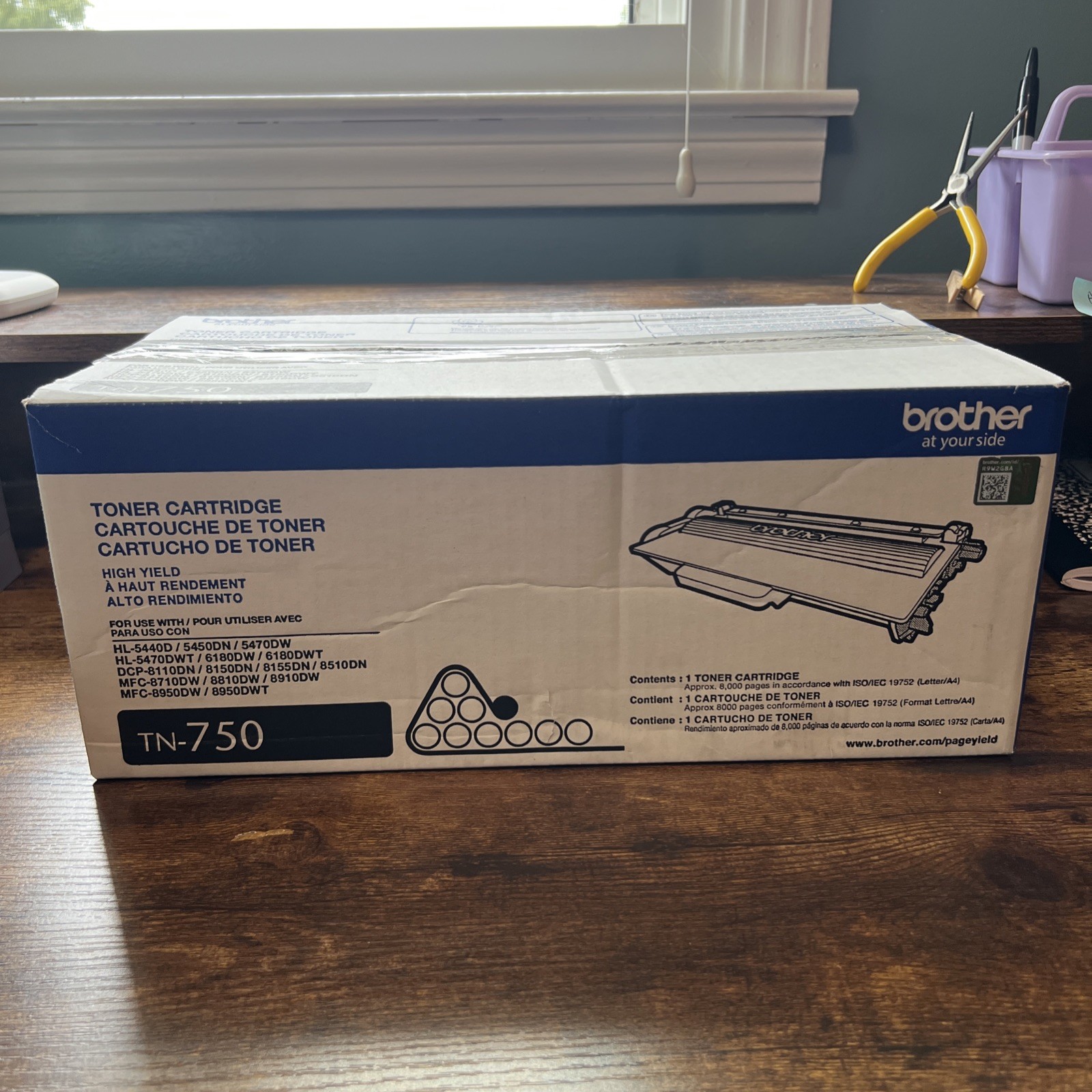 TN750 Black Toner Cartridge
