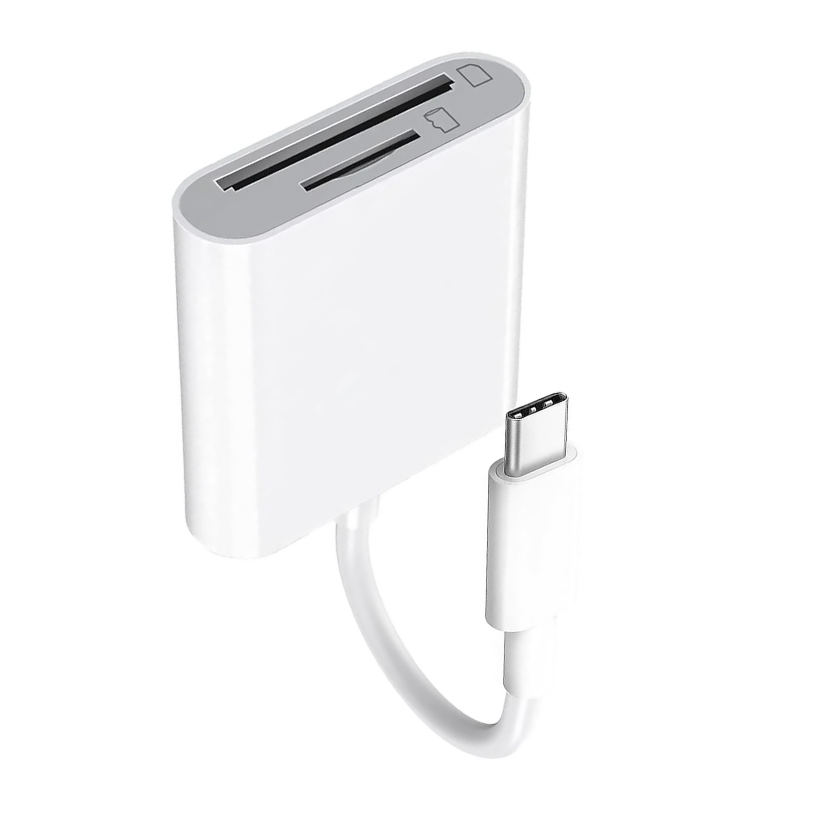 USB C SD MicroSD TF Reader Portable Adapter For iPhone 17 16 15 Android Tablet