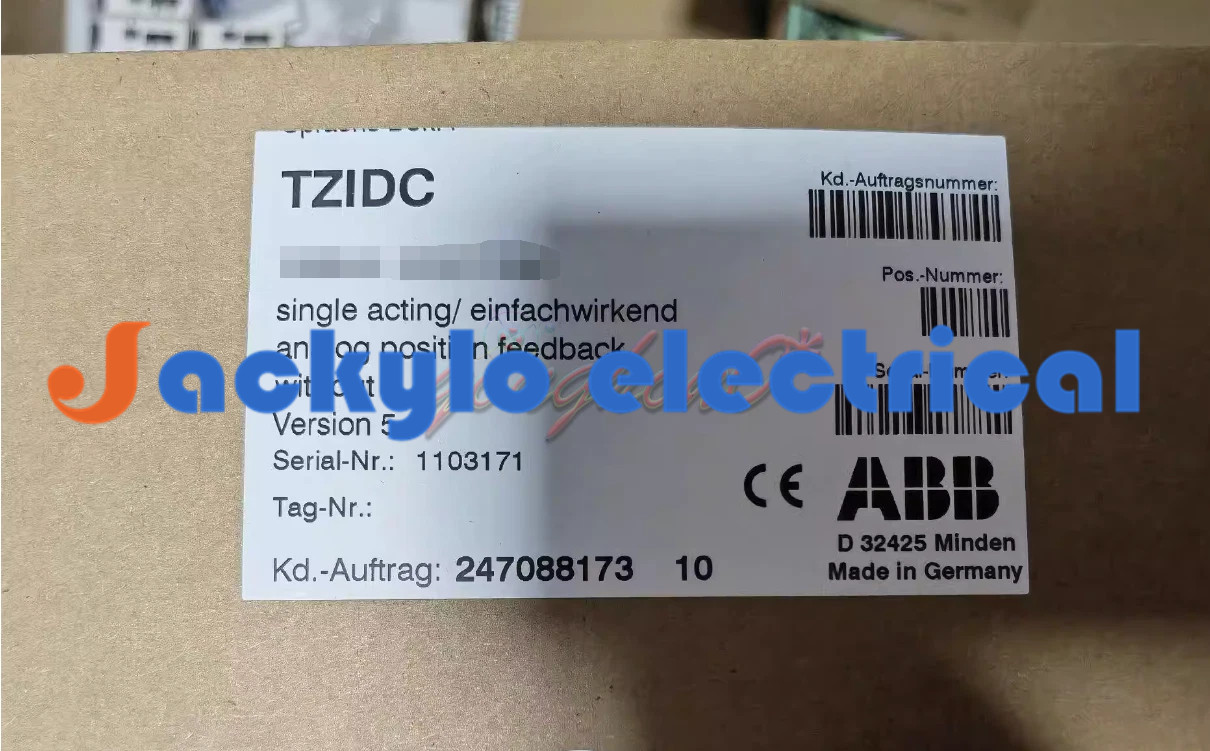 NEW 1PCS ABB V18345-1010251001 Valve Positioner Fast shipping with warranty