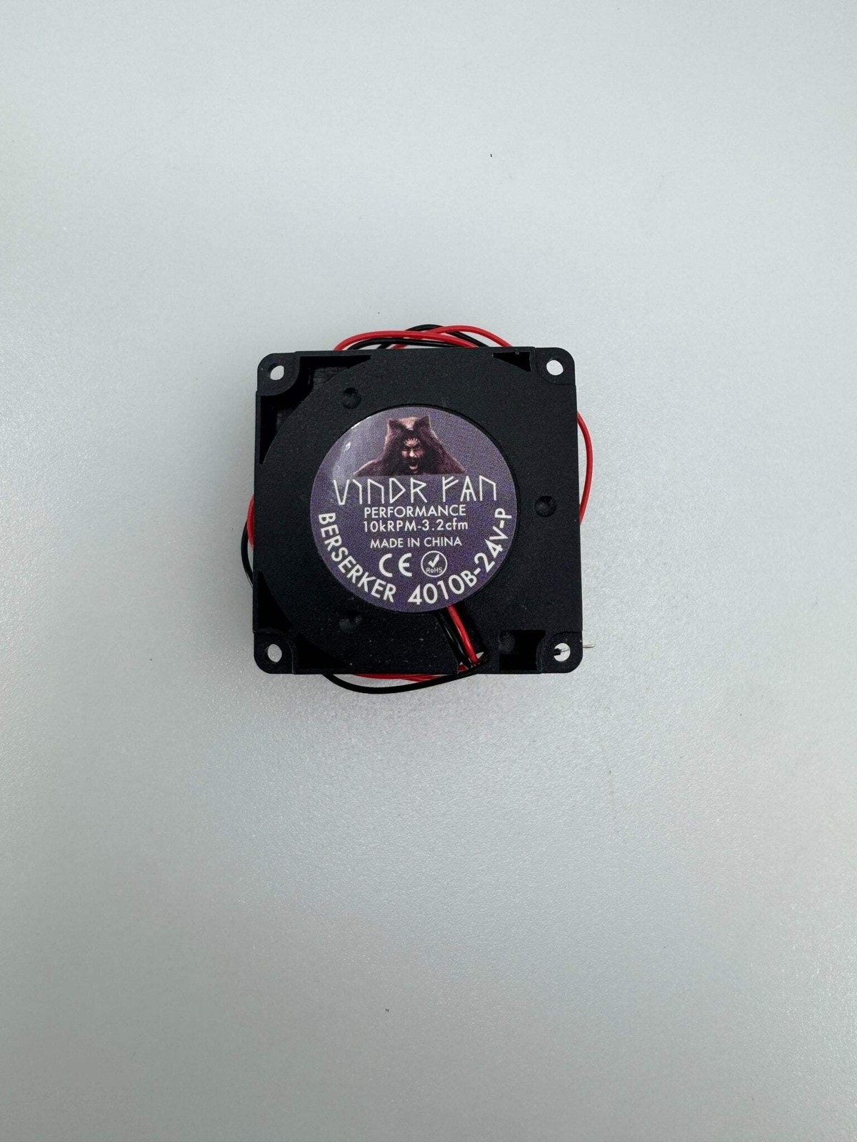 BERSERKER VINDR Ultra-Performance 4010 Blower Fan 24V 4010B-24V-A 40x10mm