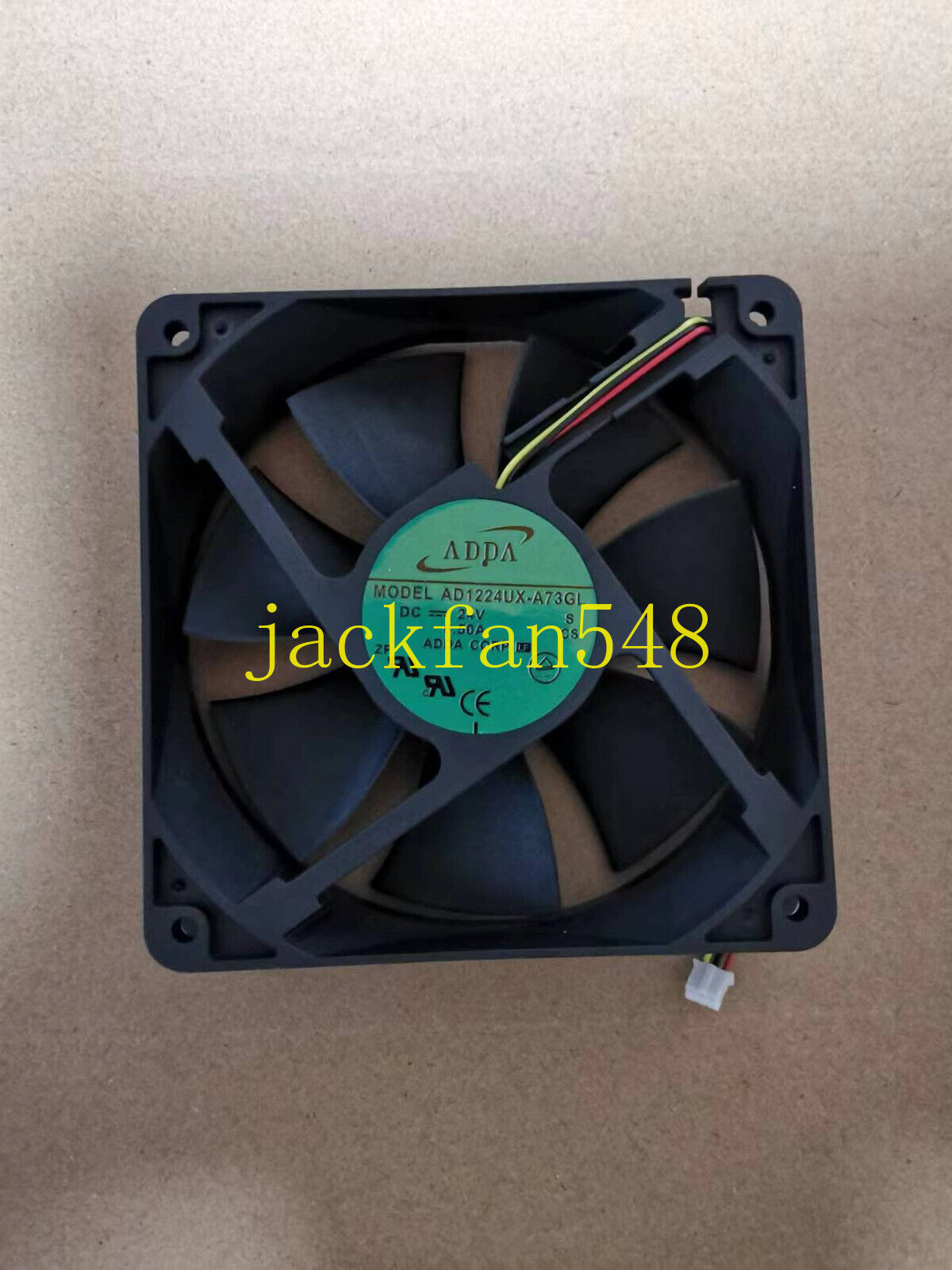 1pc ADDA AD1224UX-A73GL 24V 0.25A 12025 12CM 3-wire Inverter Fan
