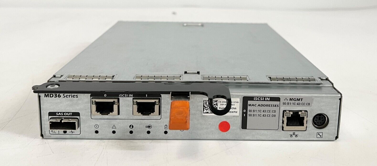 Dell M6WPW PowerVault MD3620i Dual Port iSCSI Controller - 3 Year Warranty