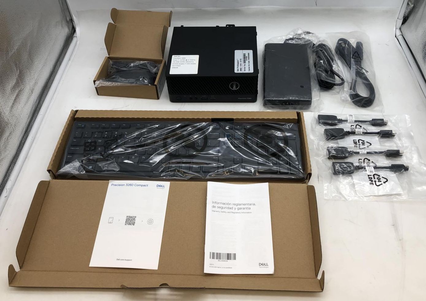 Dell Precision 3260 Compact i7-12700 2.1GHz 16GB 256GB M.2 SSD Win11Pro System
