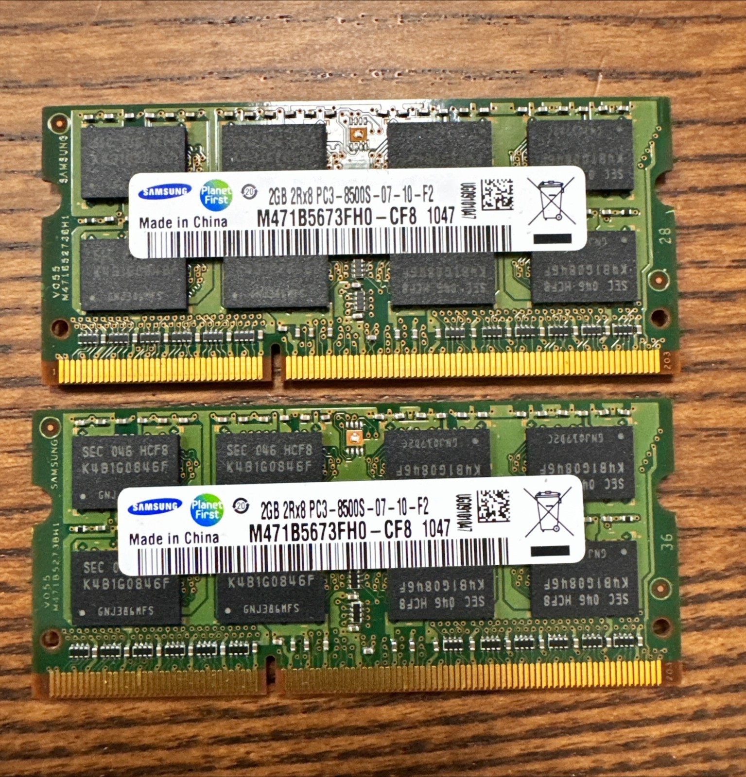 Lot of 12 DDR3 Laptop SO-DIMM RAM 22GB Total 1GB/2GB Samsung Nanya Hynix
