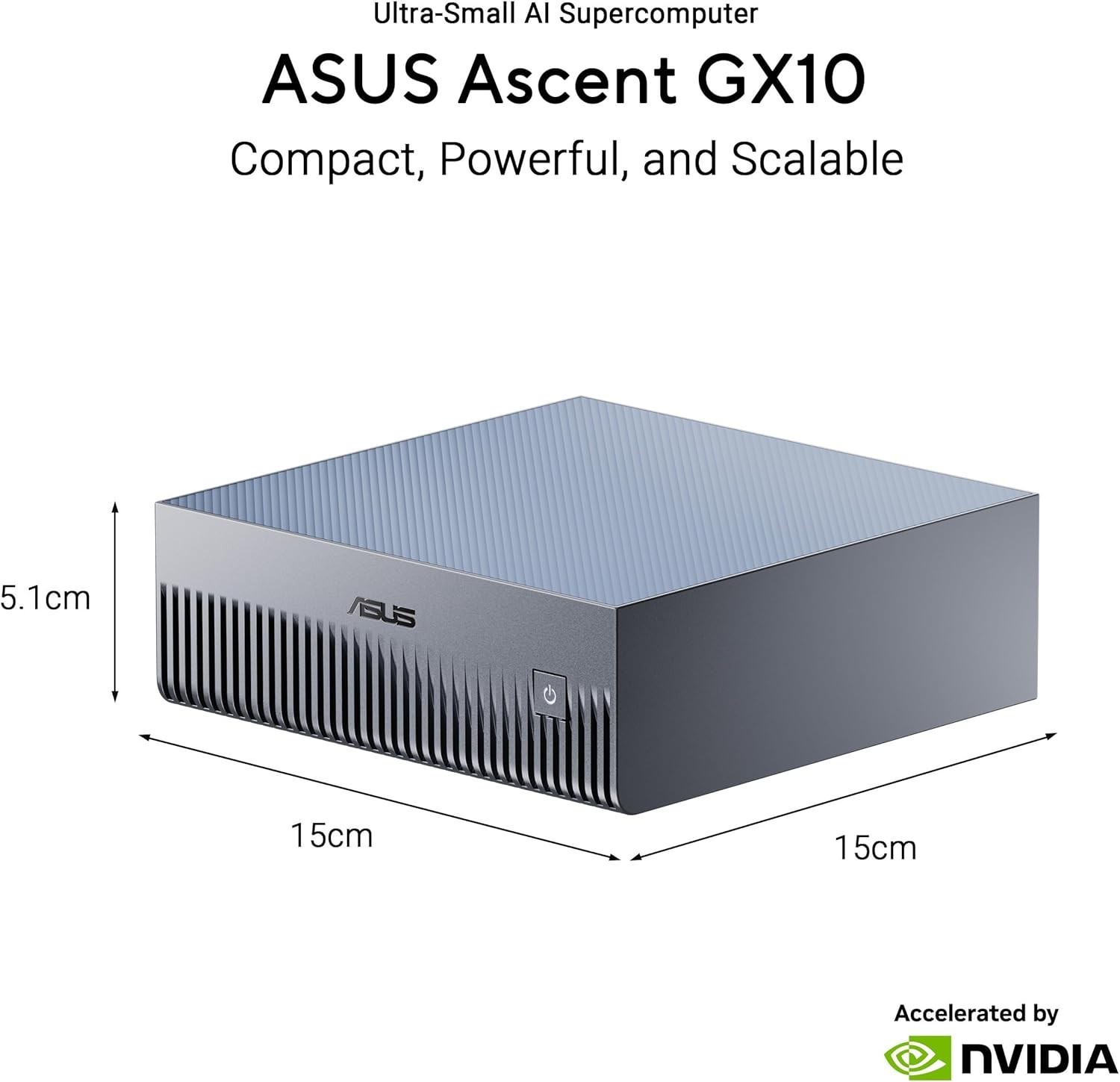 ASUS Ascent GX10 NVIDIA DGX Spark GB10 128GB 1TB AI Workstation New Sealed