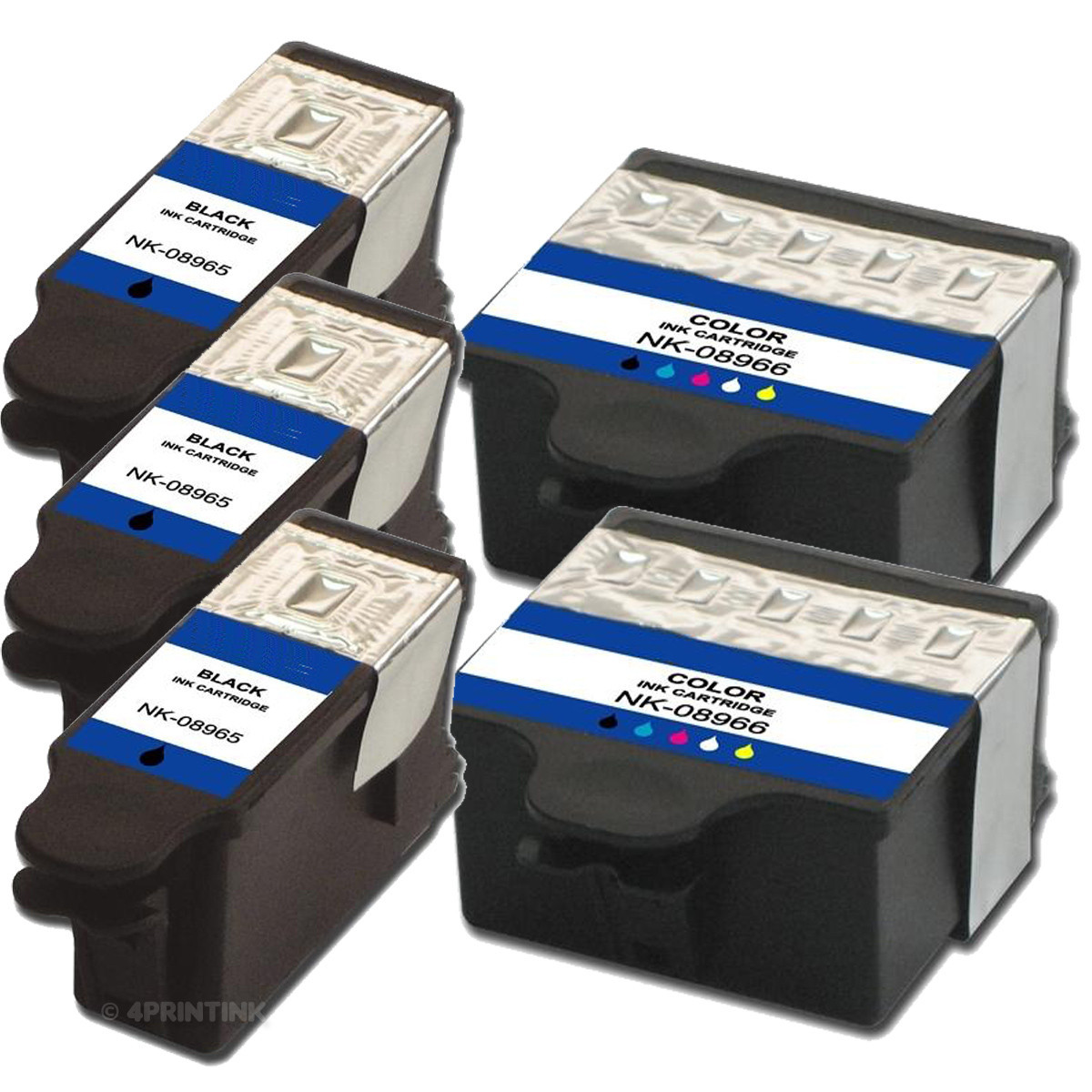 5 Pack NEW #10 Ink Combo Fits Kodak 10  Hero 6.1, Hero 7.1, Hero 9.1 Printer