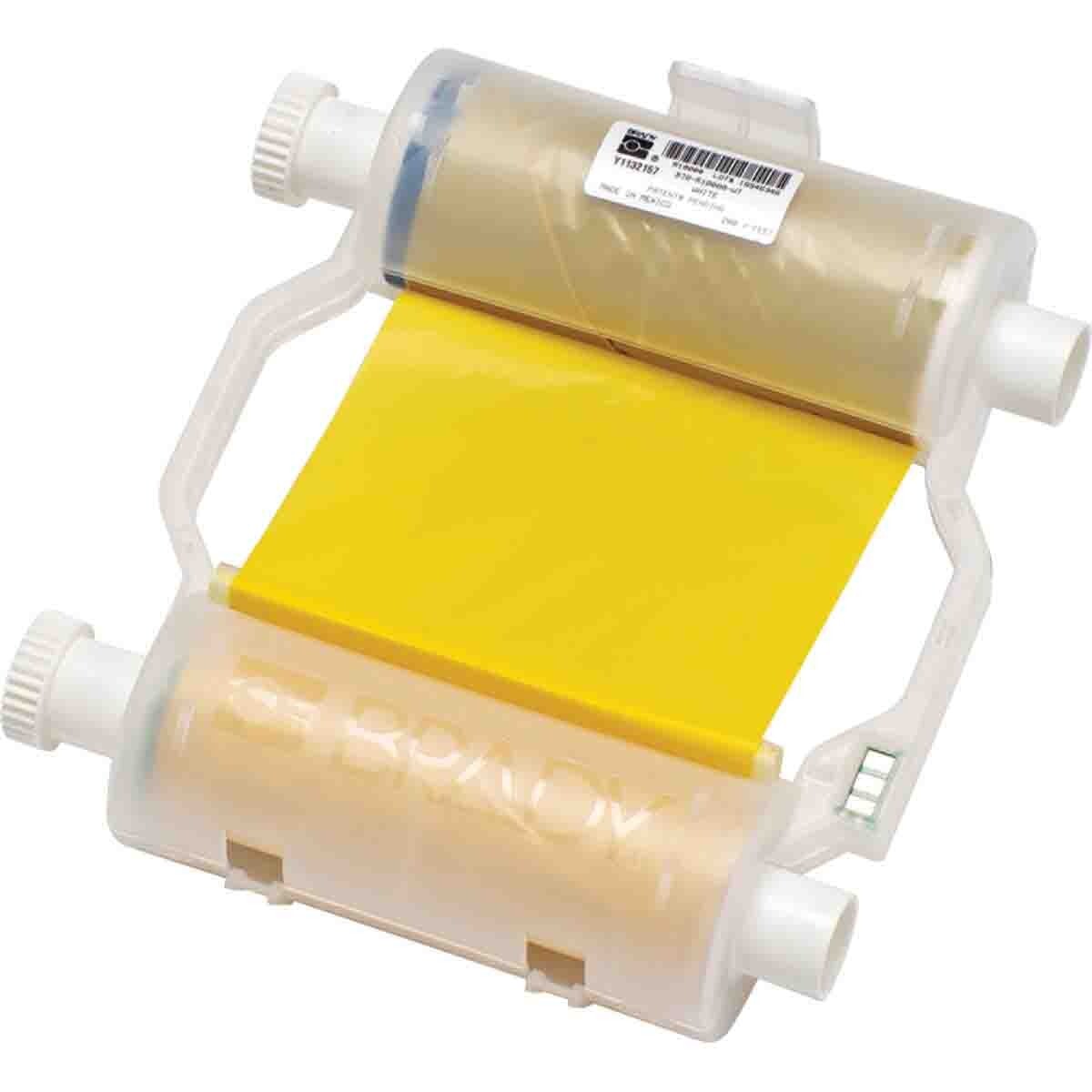 B30 Series R10000 Yellow Ribbon for Printing on White | Part Number:  B30-R10000