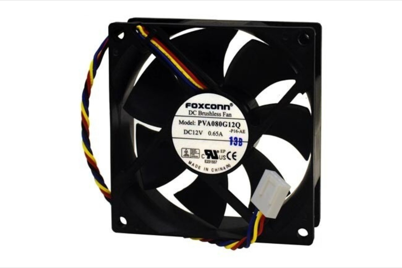 1pcs Foxconn PVA080G12Q PWM Fan 80*80*25mm 12V 0.65A CPU Heatsink Brushless