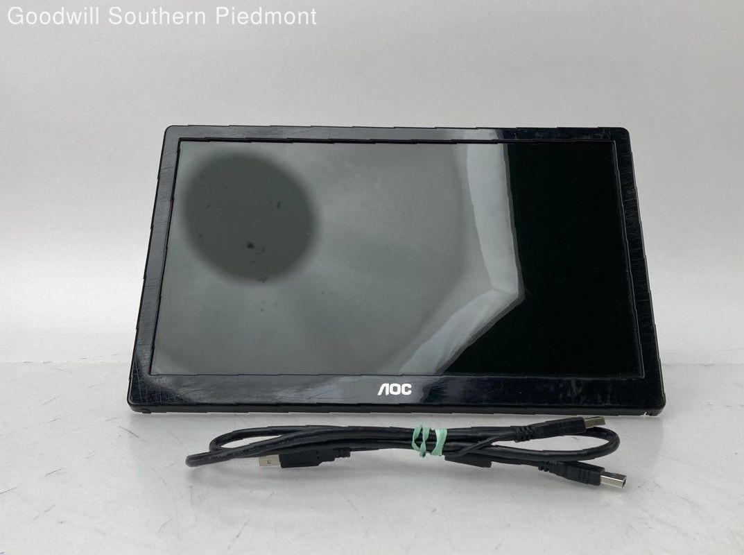 AOC E1659FWU-156LM00005 15.6 inch Widescreen LED Monitor - Tested
