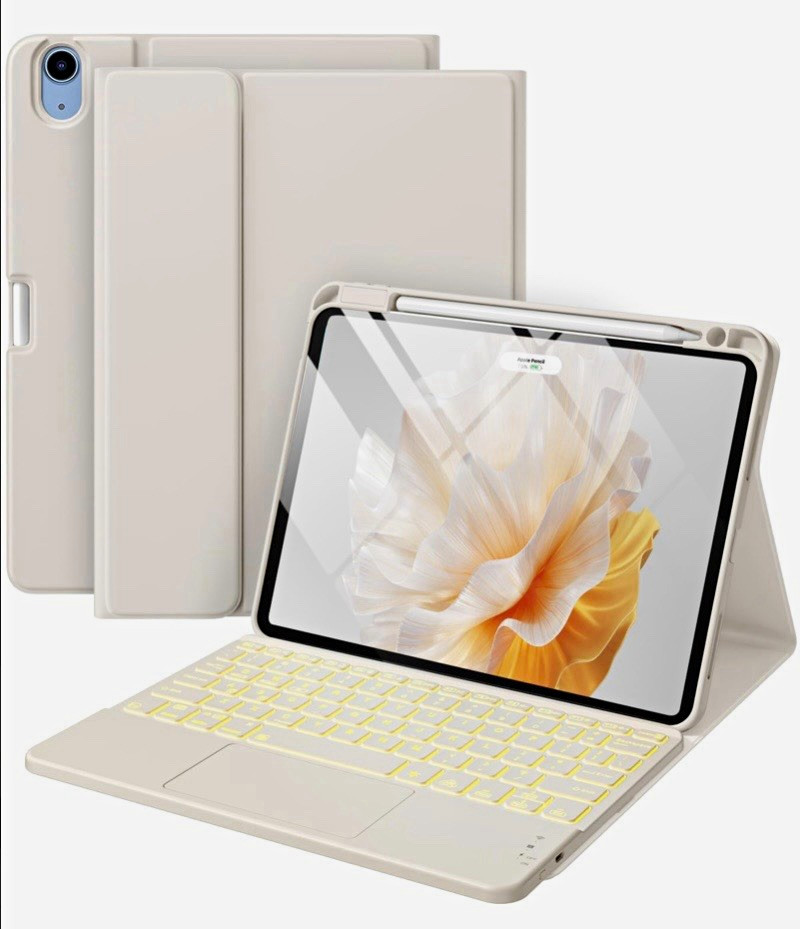Harvopu Keyboard Case for iPad Air 11-inch M4/M3/M2, Air 5th/4th Gen