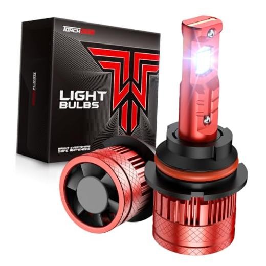 9007/HB5 LED Bulbs, 80000LM 8X Super Brighter 9007 Bulbs,6500K T6S 9007/HB5