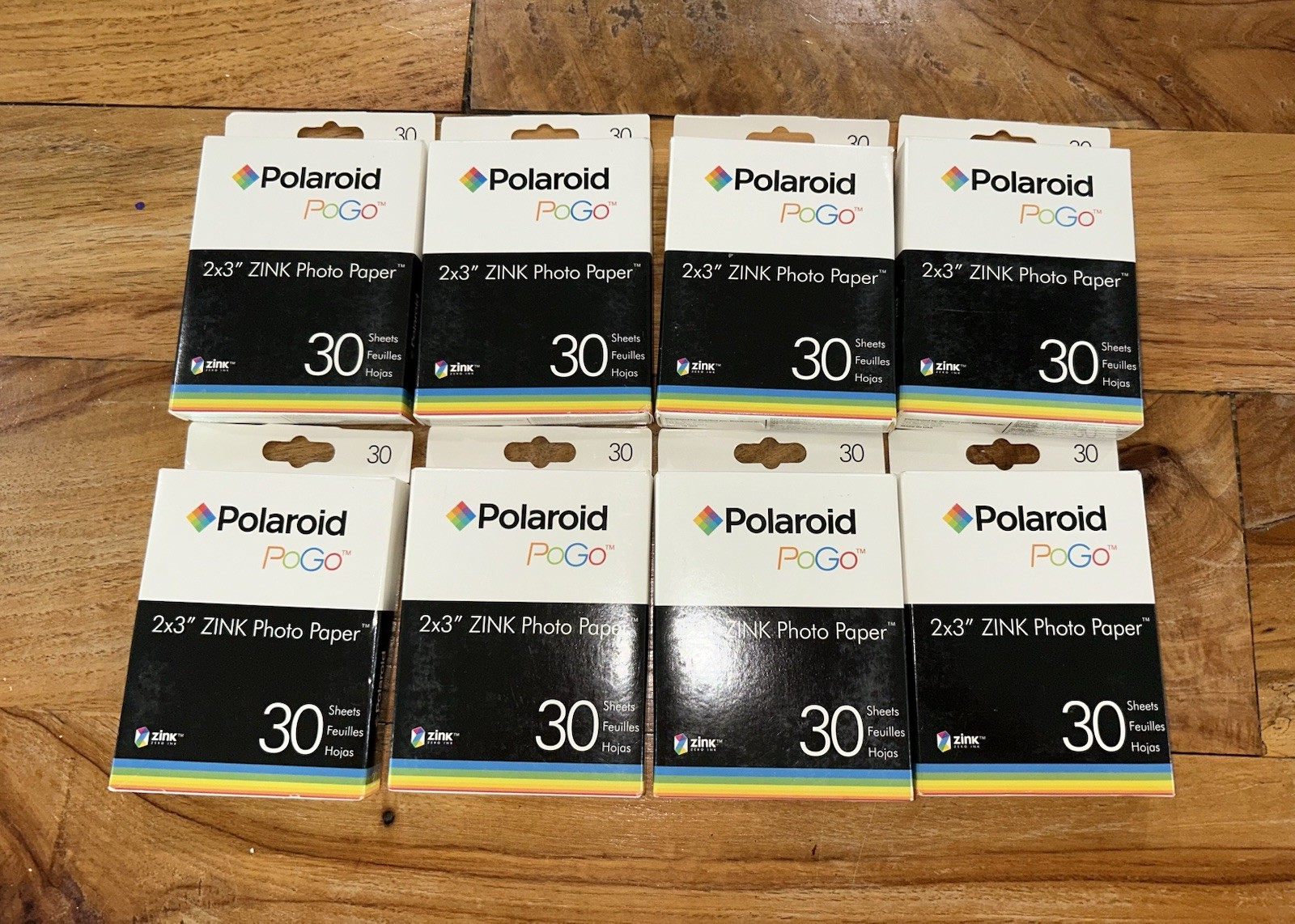 Polaroid PoGo 2x3" Zink Photo Paper Sticky Backed Full Color Lot