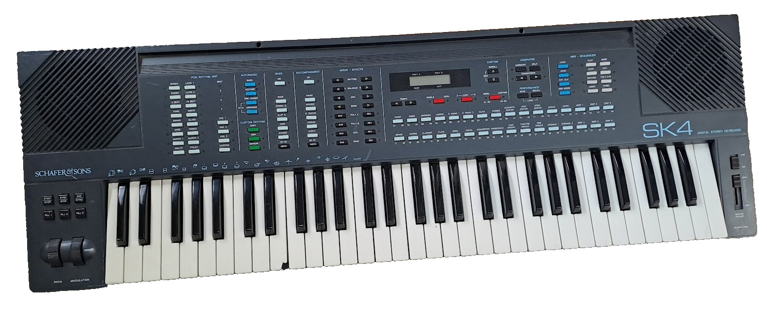 Schafer & Sons SK4 Digital Piano, mid-tier home keyboard.