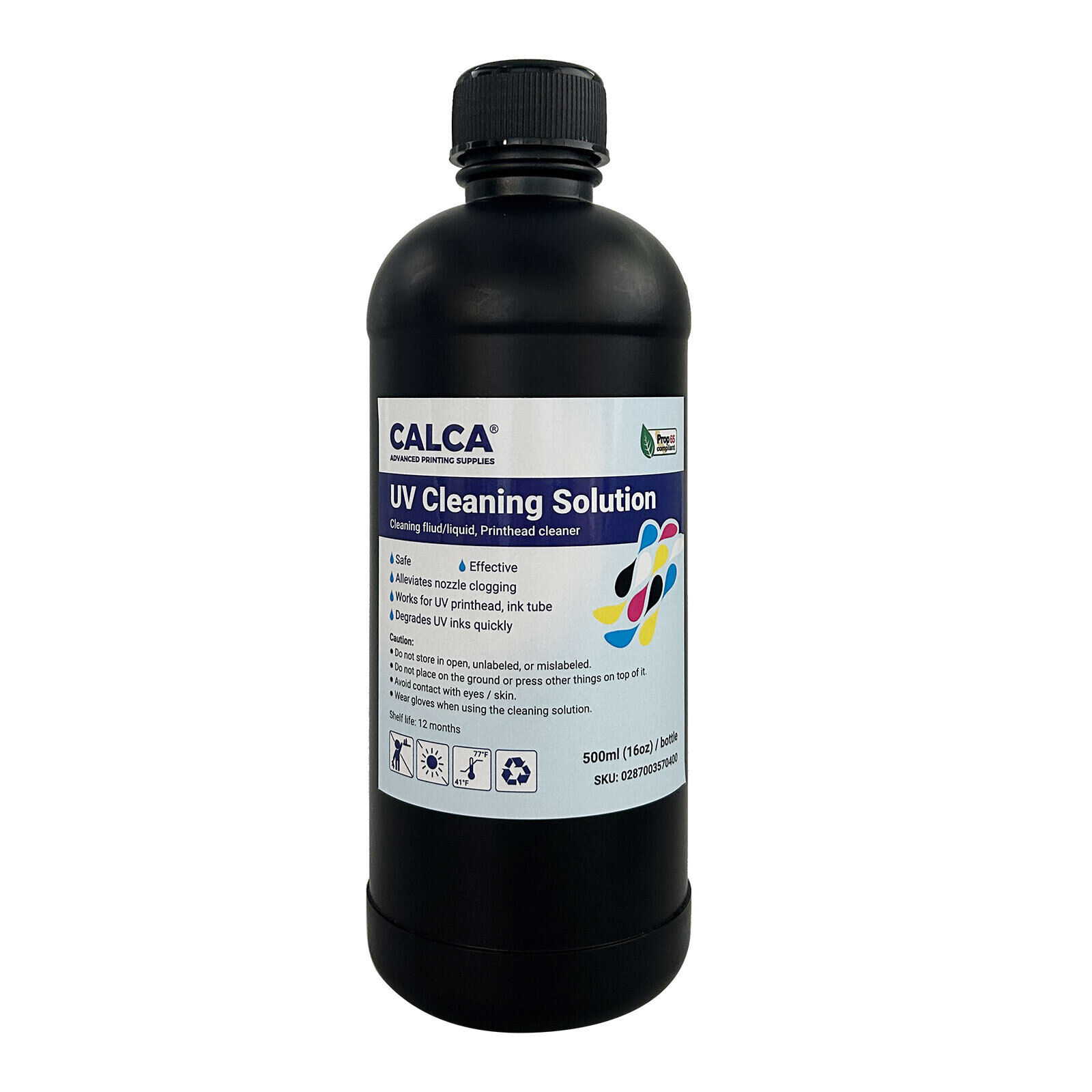 CALCA UV DTF Cleaning Solution for Epson Printheads, 16 oz Bottle of 500ml