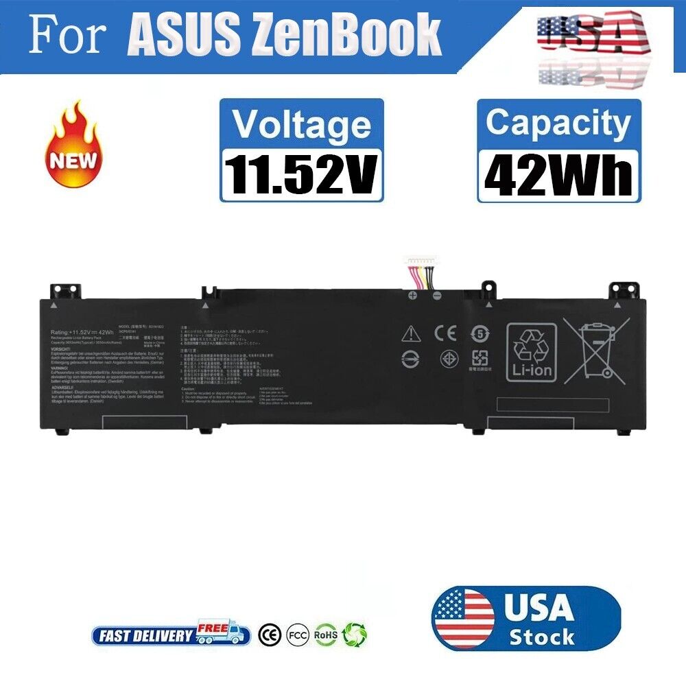 B31N1822 battery For ASUS ZenBook Flip 14 Q406 UX462 UX462D UX462DA Series 42Wh