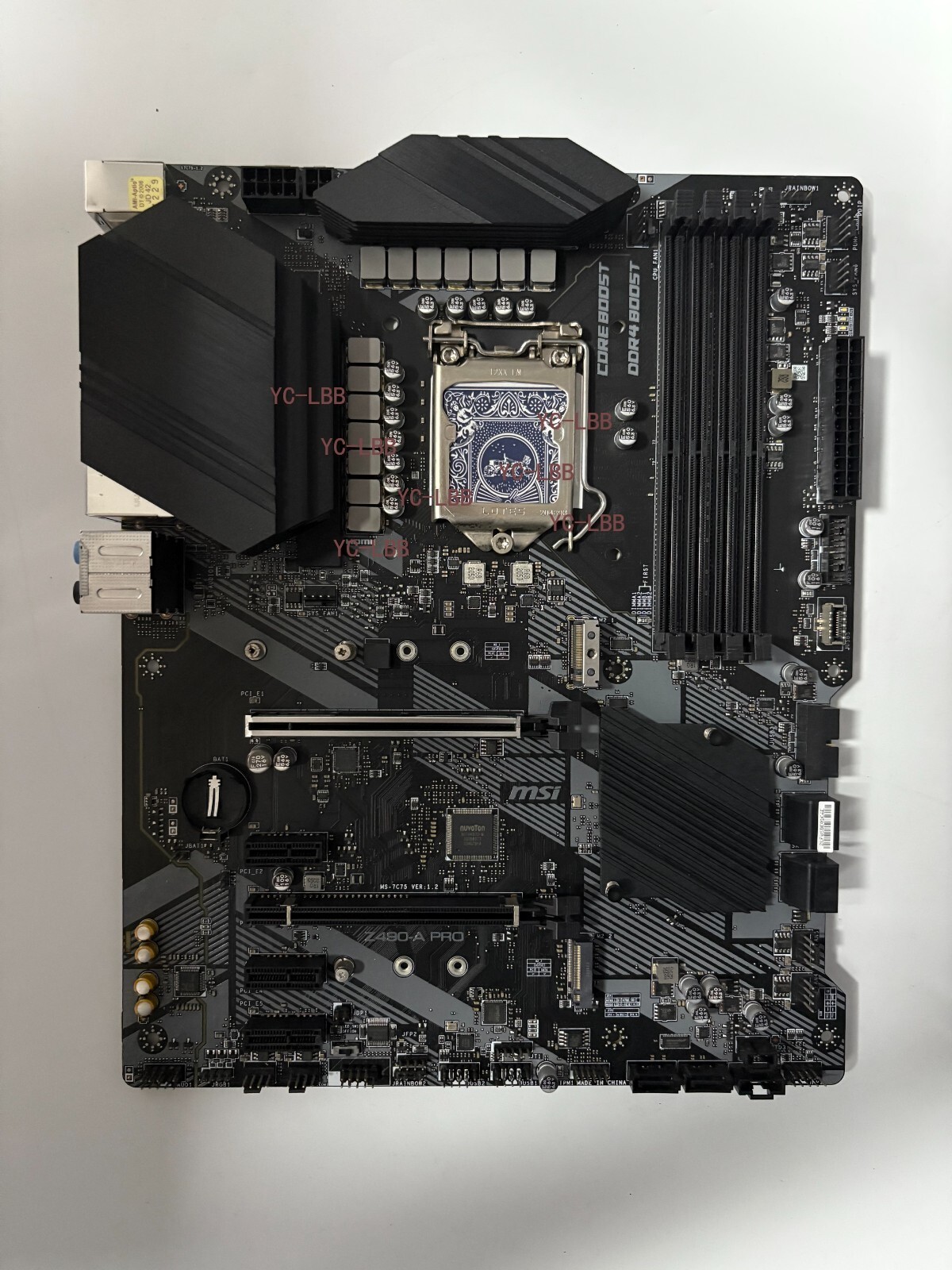 MSI Z490-A PRO ATX Motherboard 10 11th Z490 LGA1200 DDR4 M.2 HDMI Tested