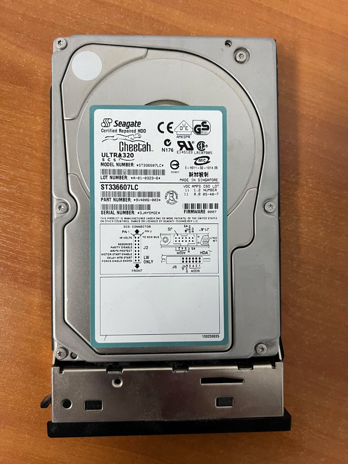 Seagate ST336607LC 9V4006-003​ Hard Disk Drive