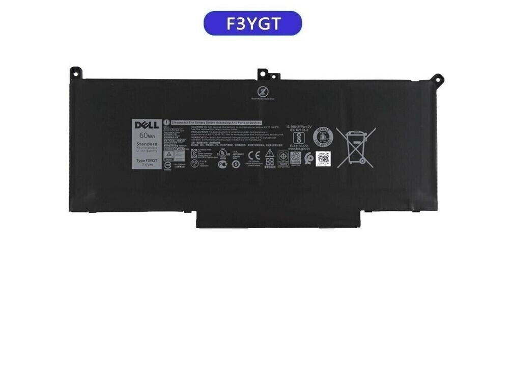 Brand NEW OEM Genuine F3YGT 7280 Battery Latitude 2X39G Dell DM3WC For 7290 7380