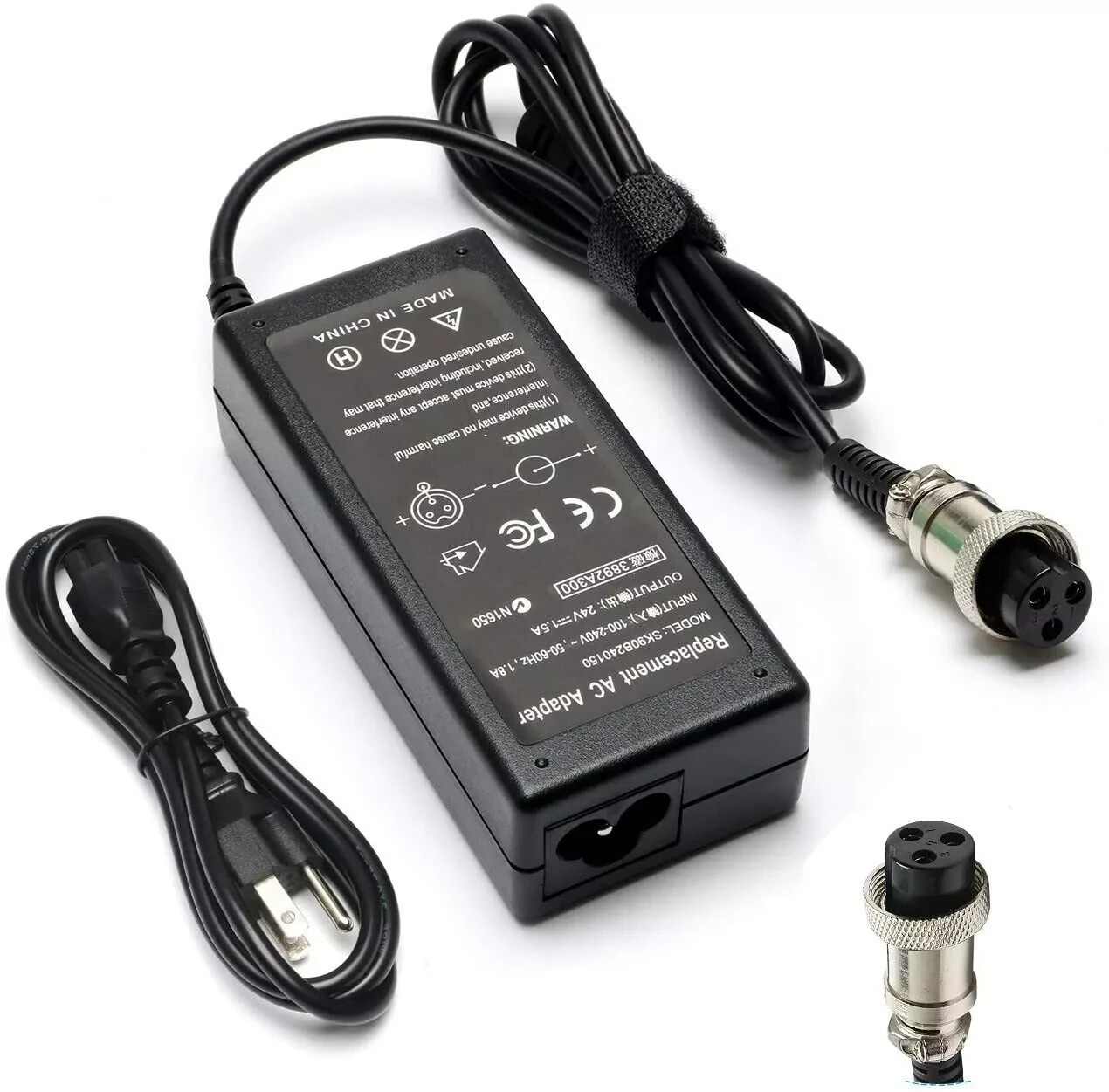 New 24V 1.5A Battery Charger for Razor E100 E200 E200S E175 E300 E300S E125 E150