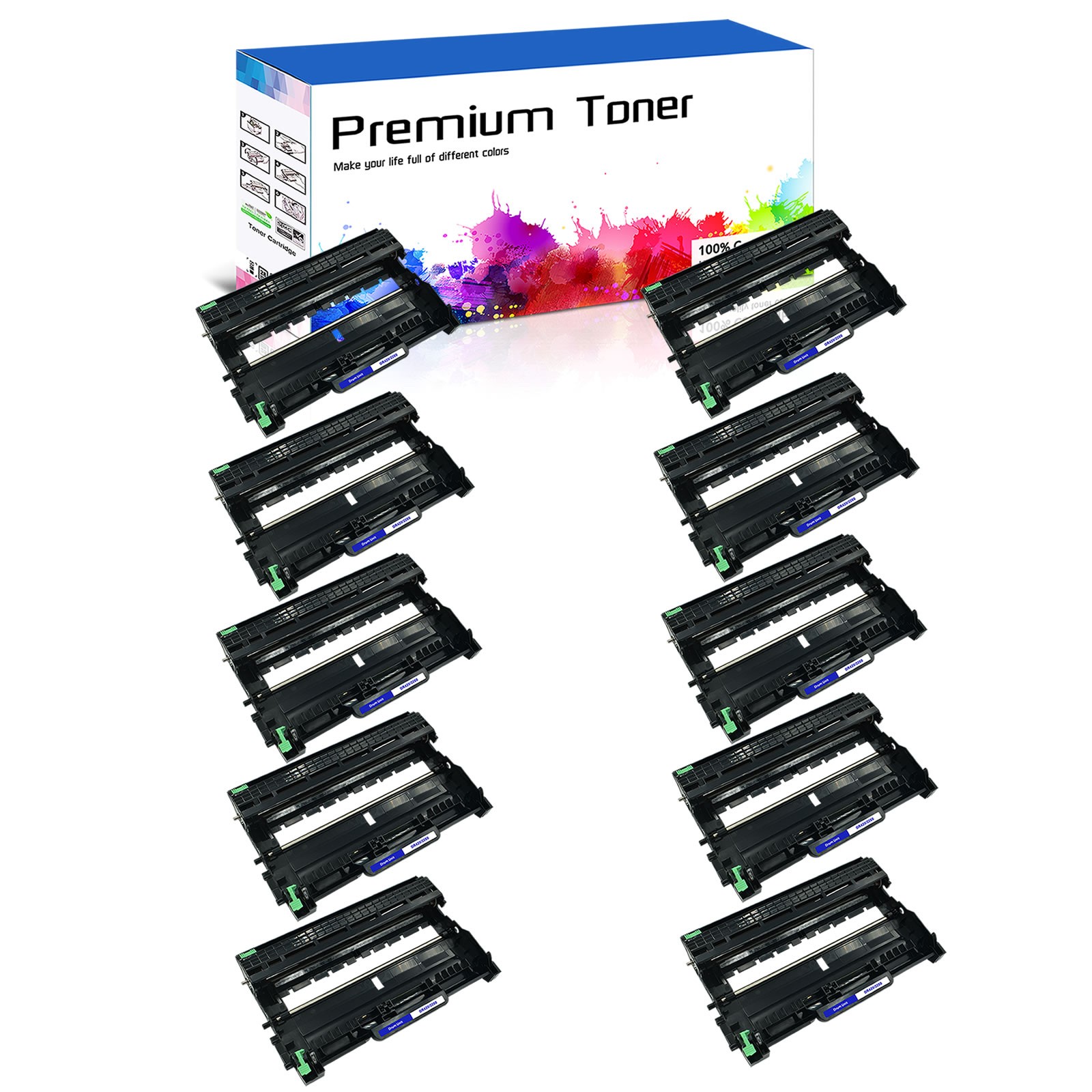 10PK - DR420 Drum Unit for Brother DR-420 HL-2240D HL-2242D HL-2250DN HL-2270DW