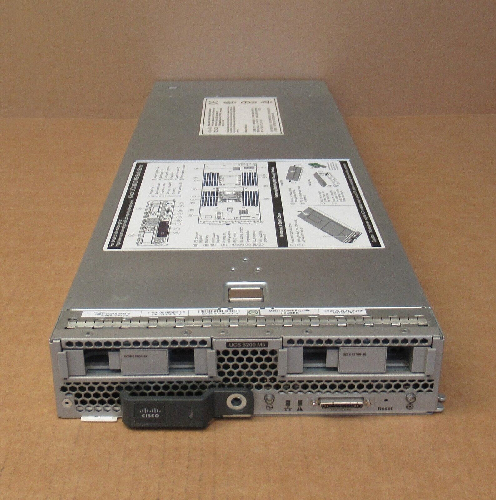 Cisco UCS B200 M5 CTO Blade Server With UCSB-MRAID12G UCSB-B200-M5