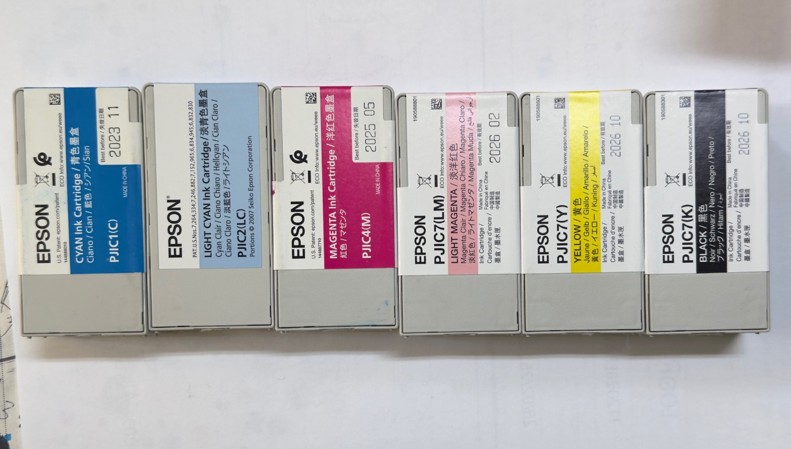 1 Epson Disc Producer PP-100 II III PJIC1 PJIC2 PJIC3 PJIC4 PJIC5 PJIC6 RC