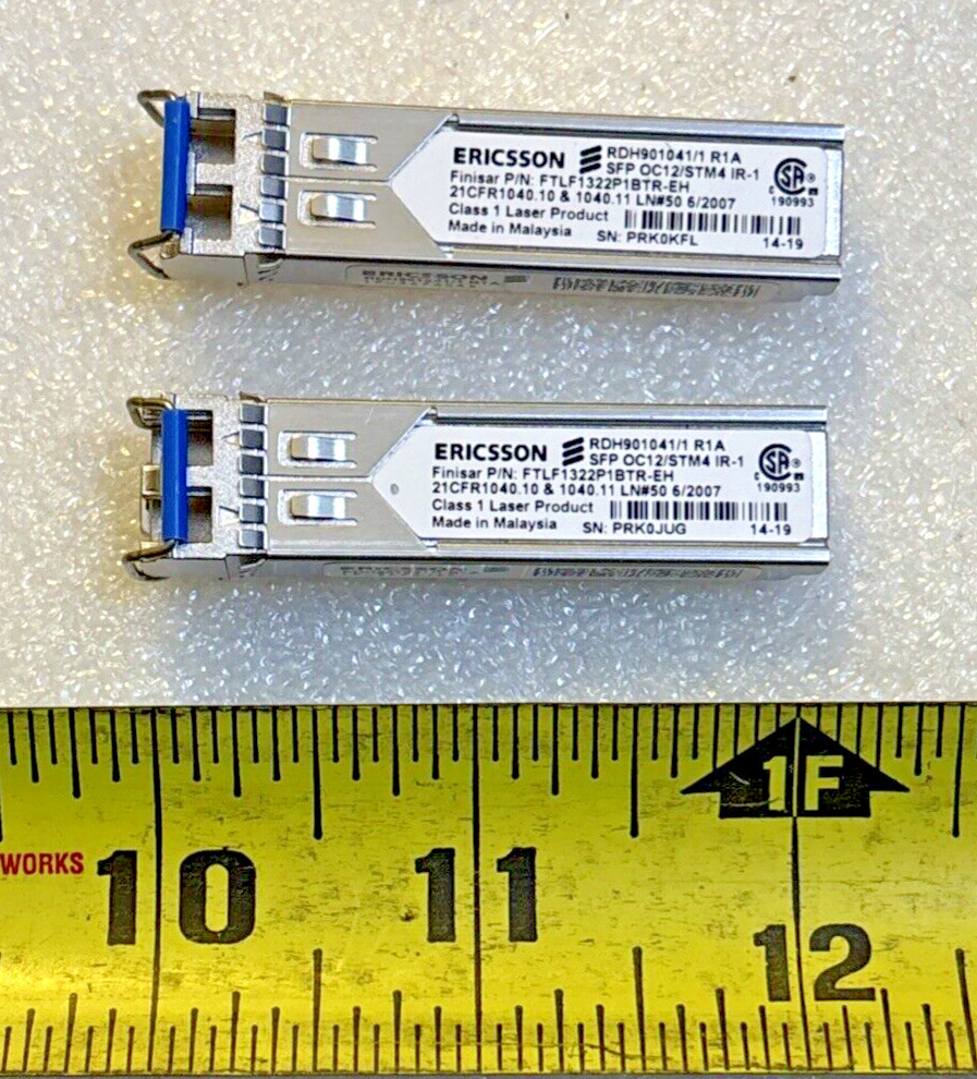 LOT 2 NEW Finisar FTLF1322P1BTR 1310nm Fiber Channels Module