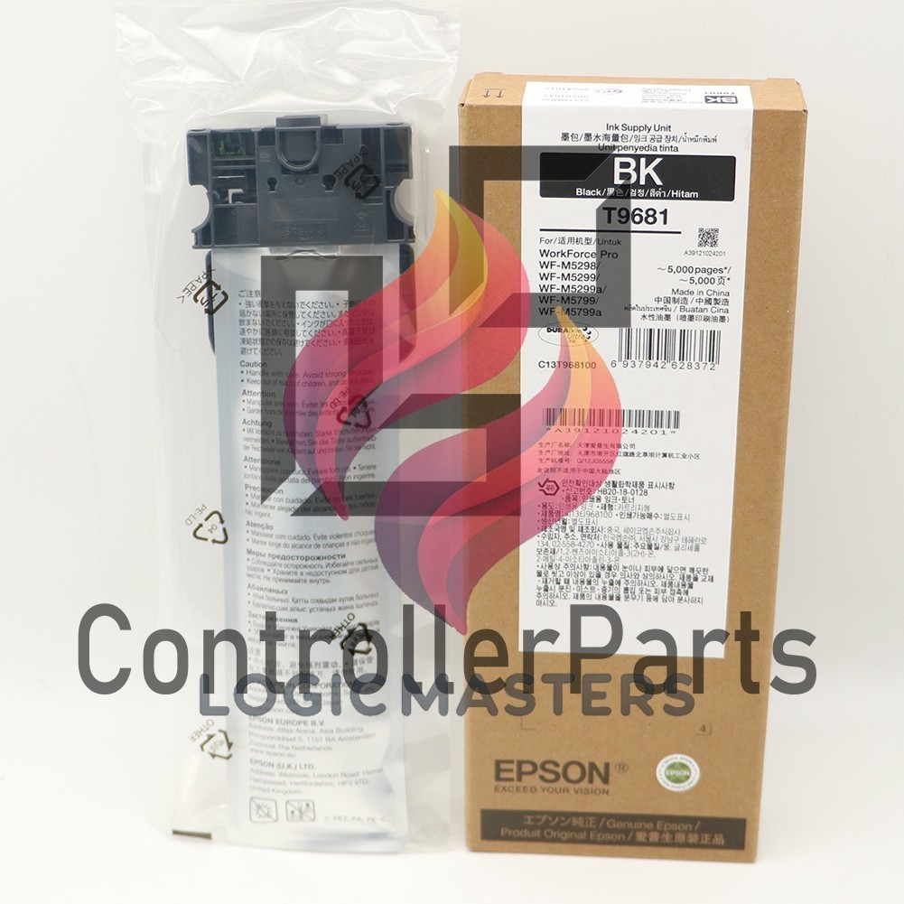 1PCS NEW T9681 Black Ink Cartridge For Epson WF-M5799a M5799 WF-M5299a M5299
