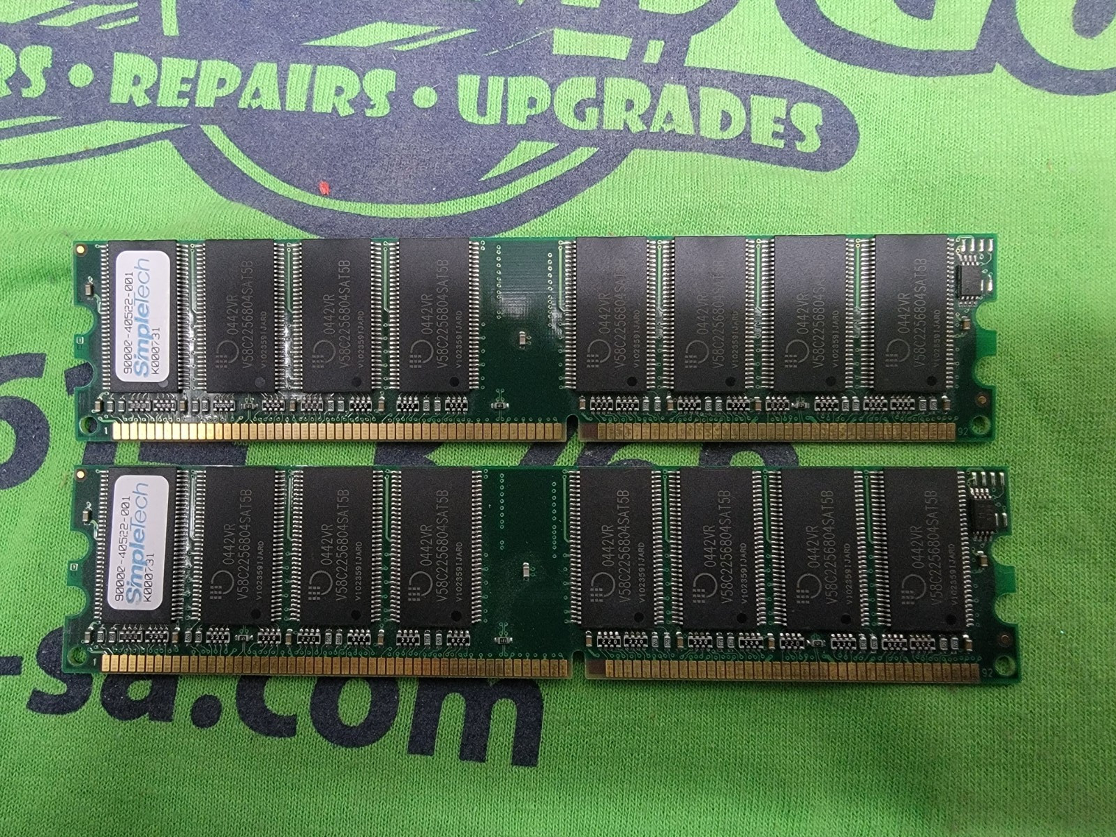 1GB (512MB x 2) VARIOUS BRANDS PC2700 DDR-333 Desktop RAM Memory