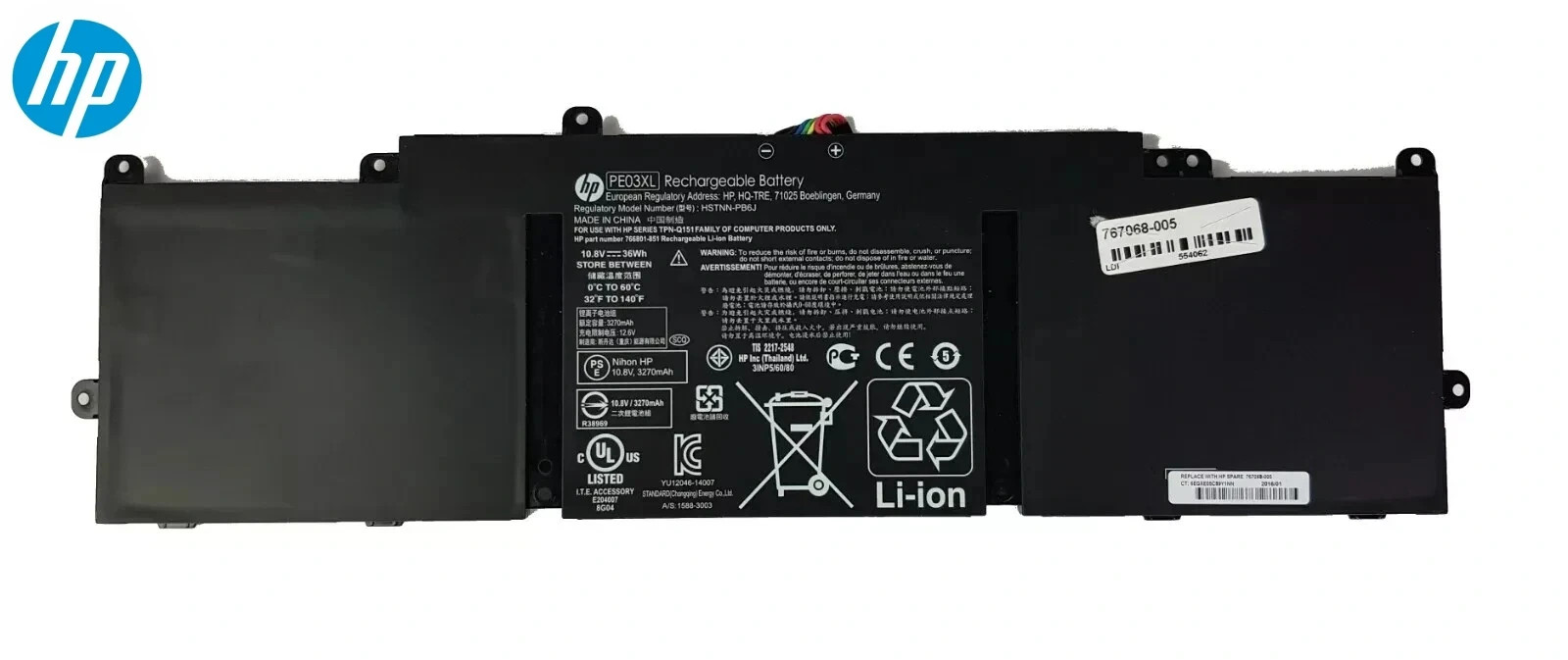 New Genuine PE03XL Battery For HP Chromebook 11 210 G1 G3 G4 11-2101tu 11-2102tu